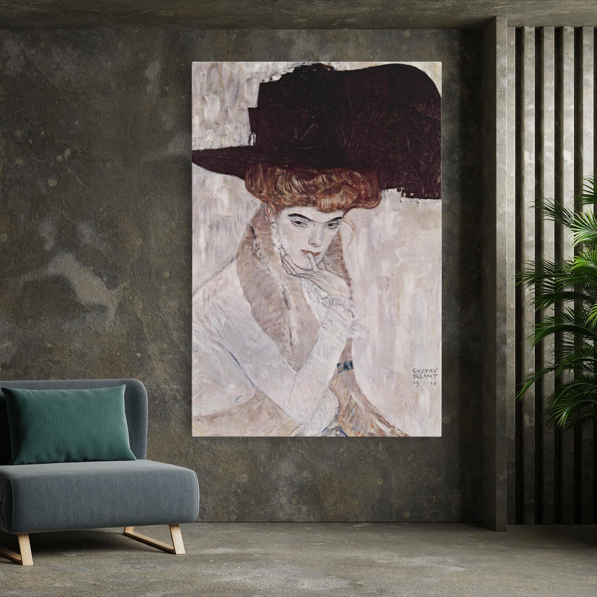 Leinwandbild Klimt Woman mockup 7