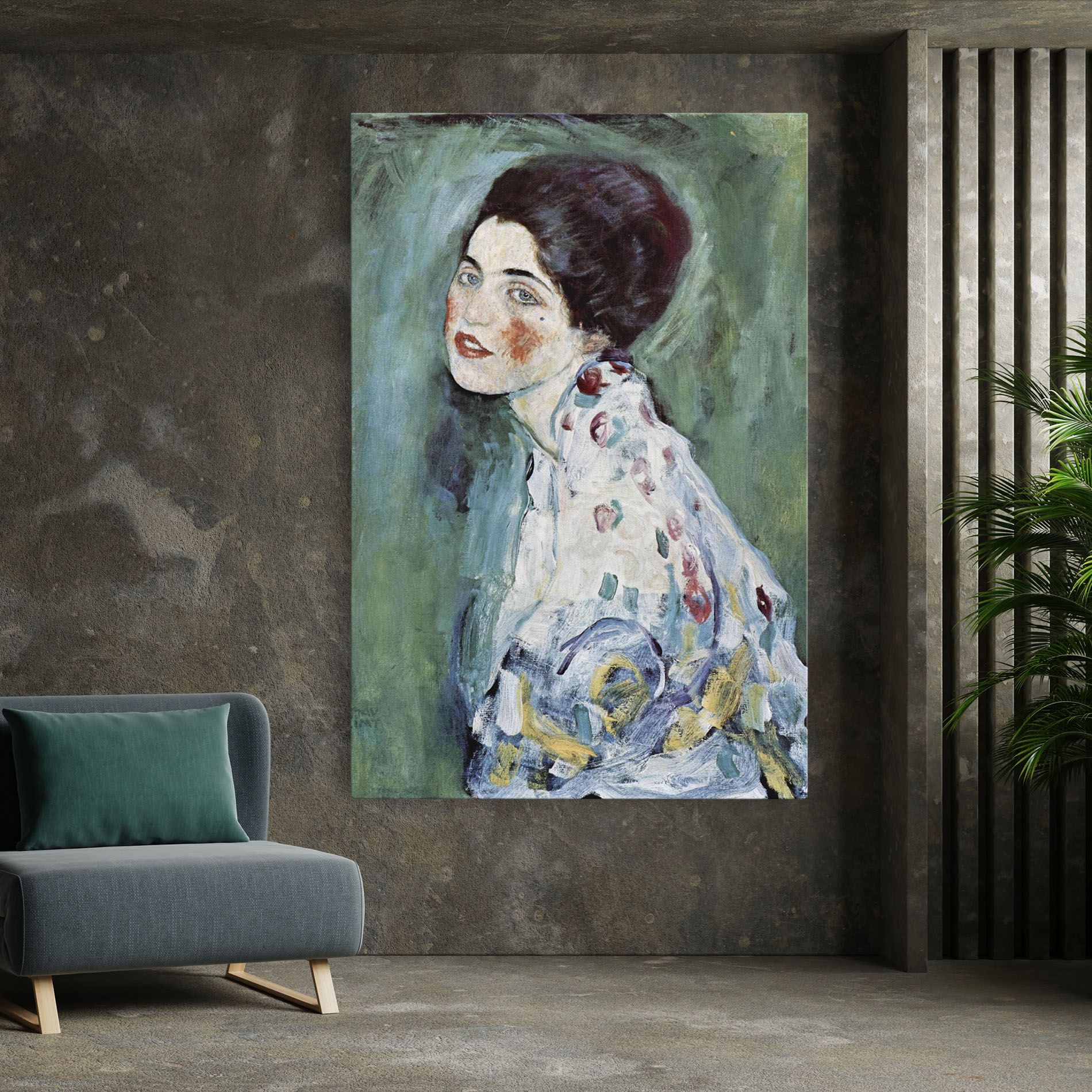 Portrat Einer Dame mockup 7