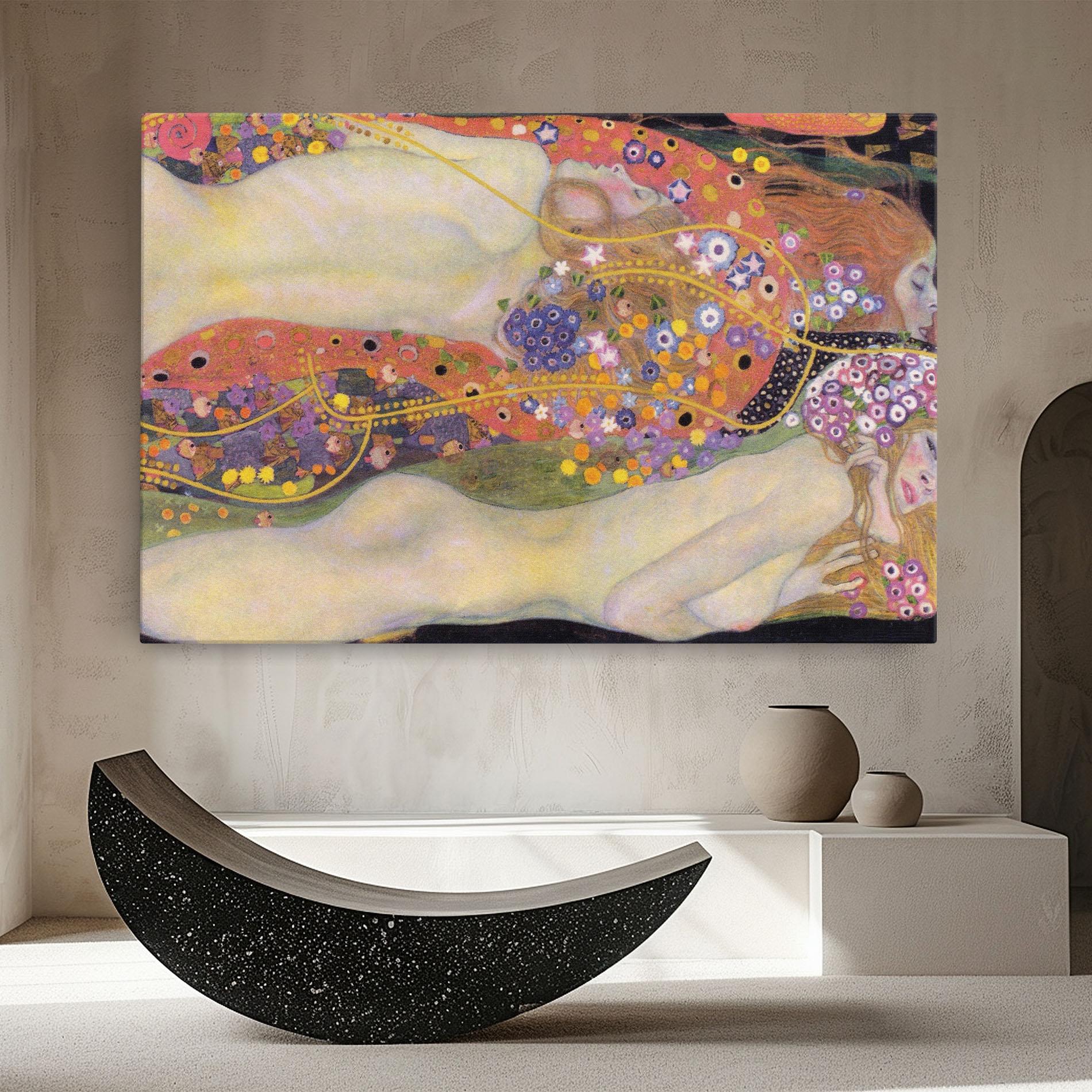 Leinwandbild Water Serpents II mockup 8