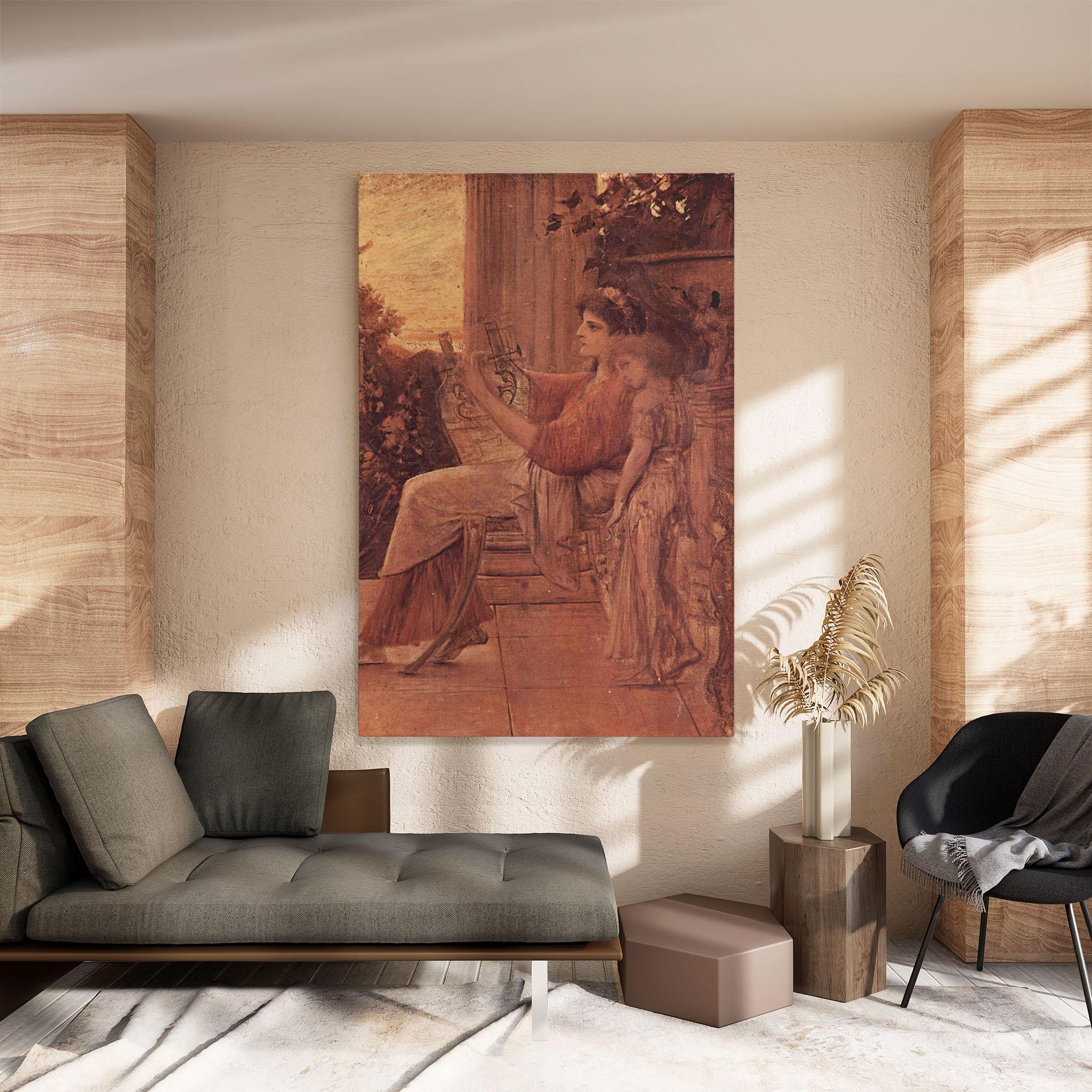 Leinwandbild Gustav Klimt Painting mockup 8