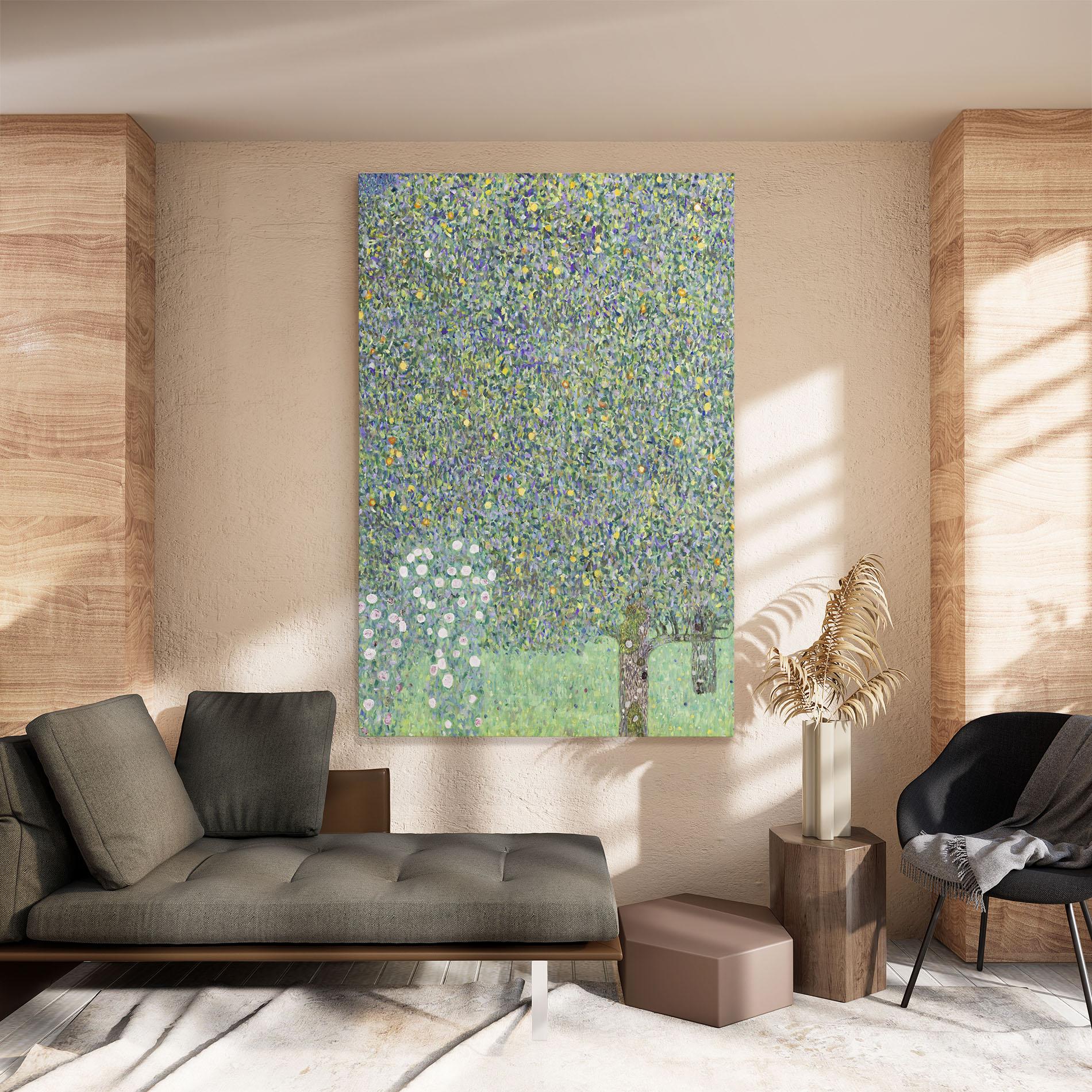 Leinwandbild Rosebushes mockup 8