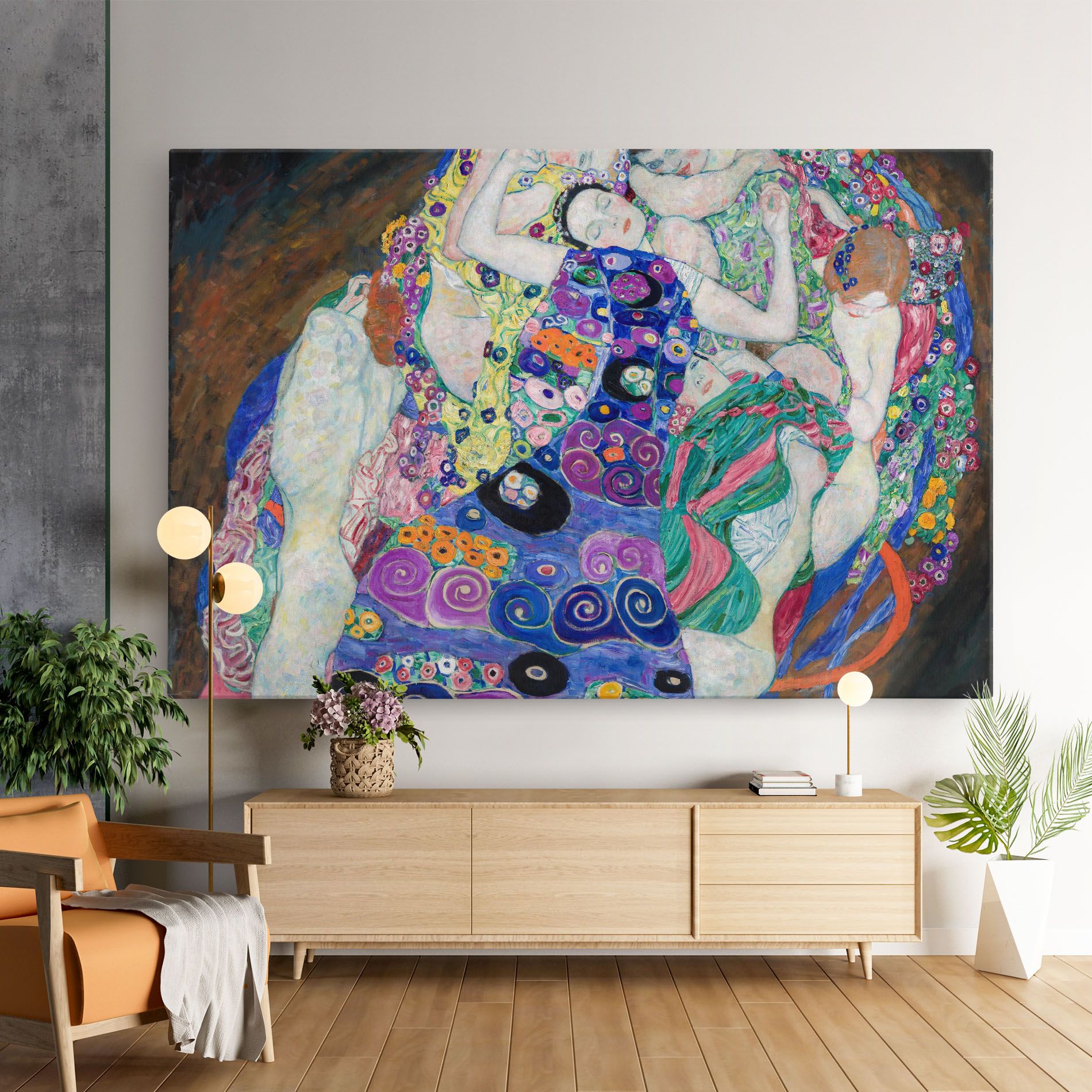 Klimt Die Jungfrau mockup 9