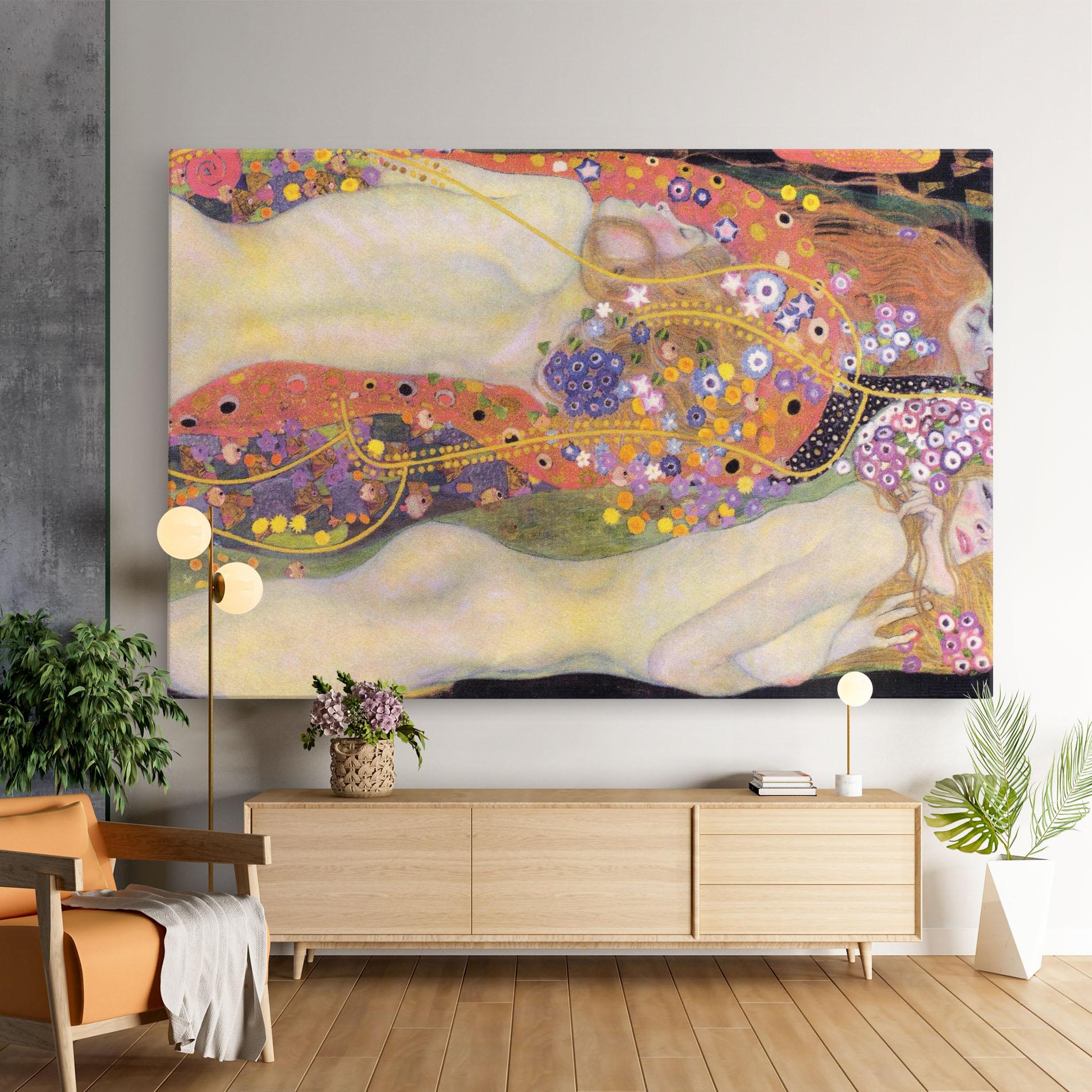 Leinwandbild Water Serpents II mockup 9