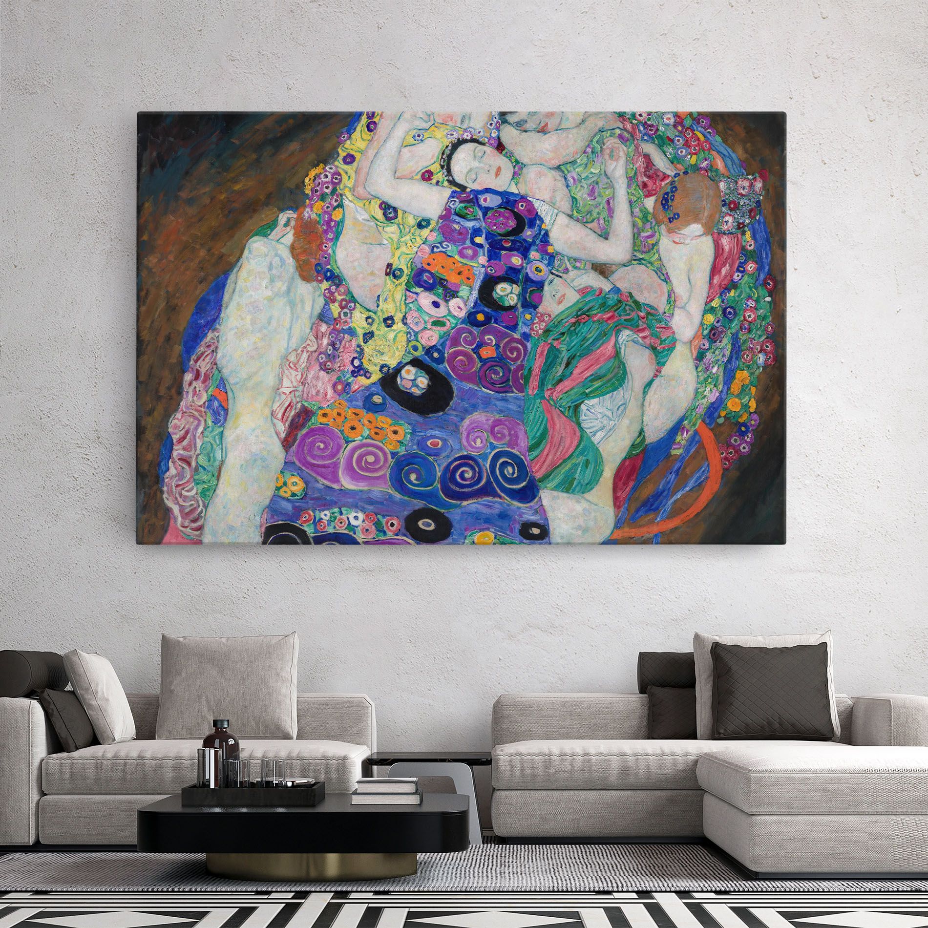 Klimt Die Jungfrau mockup 2