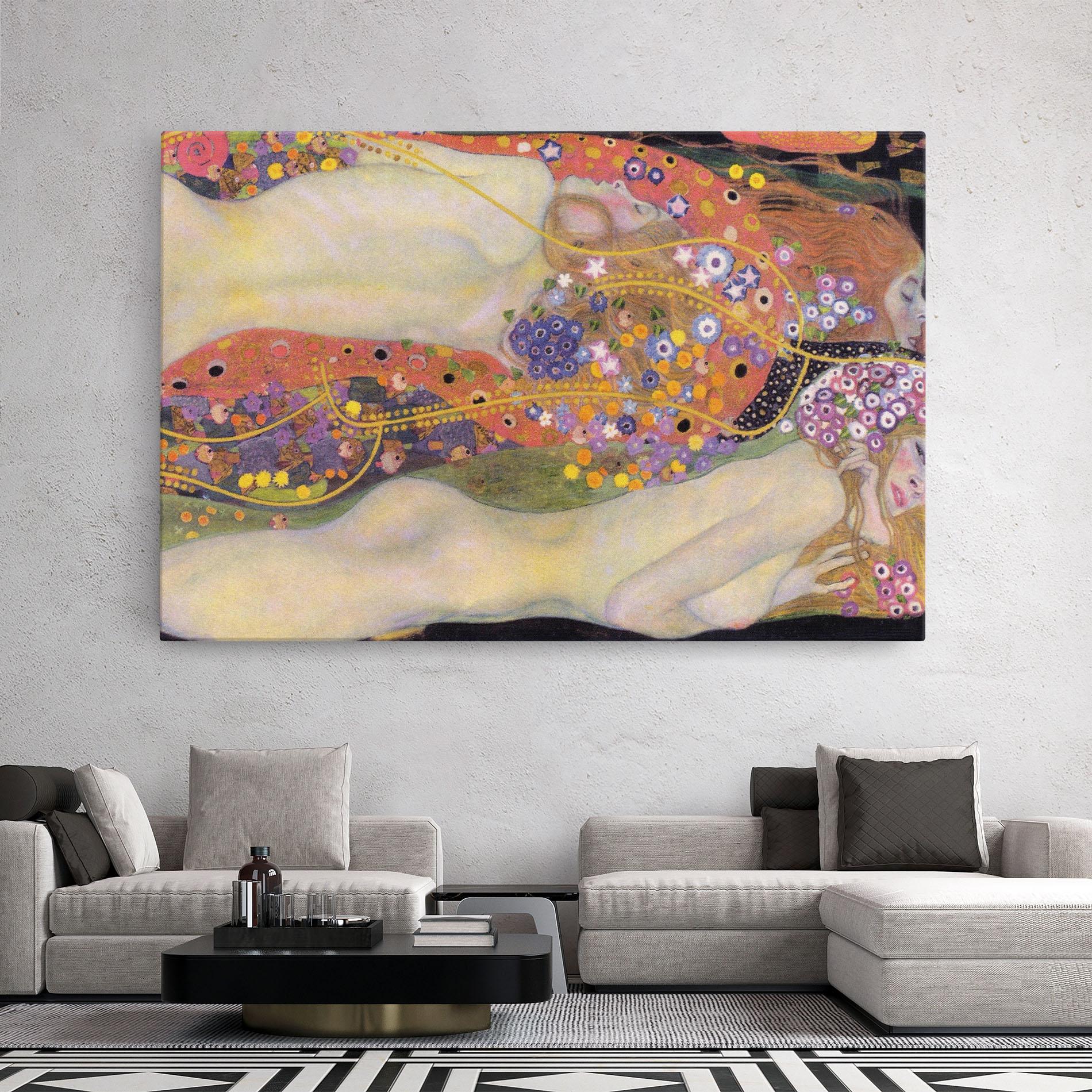 Leinwandbild Water Serpents II mockup 2