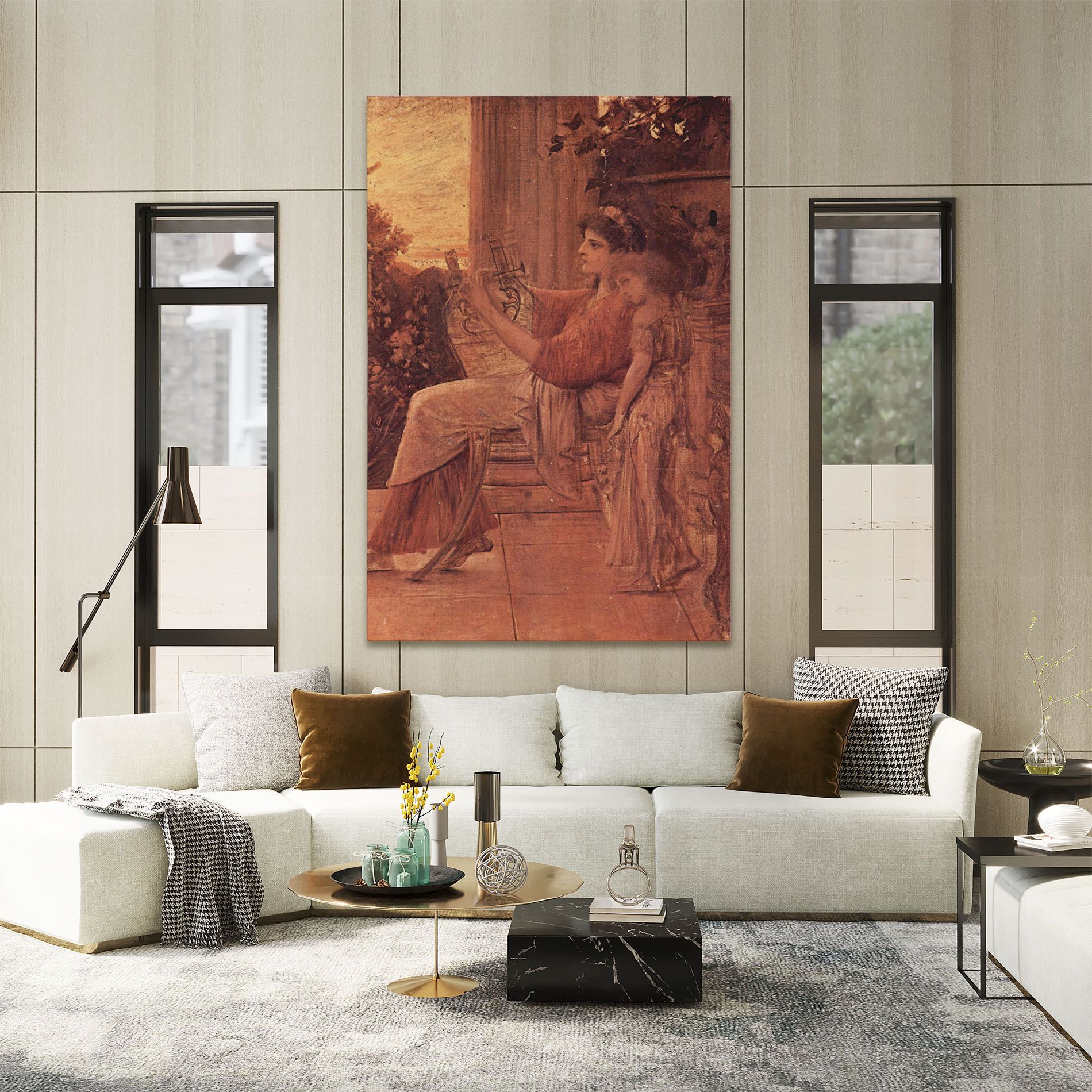 Gustav Klimt Painting mockup 2