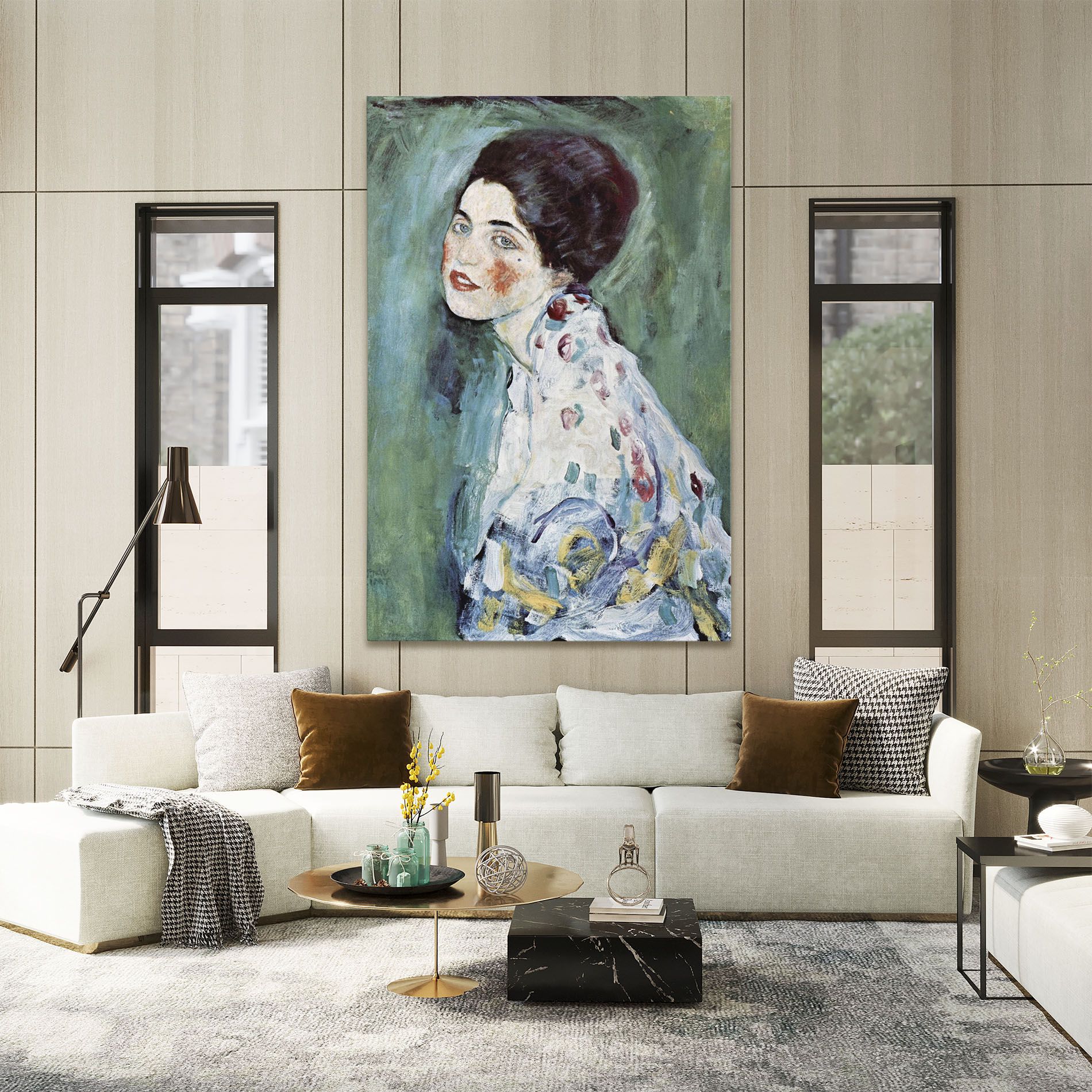 Portrat Einer Dame mockup 2