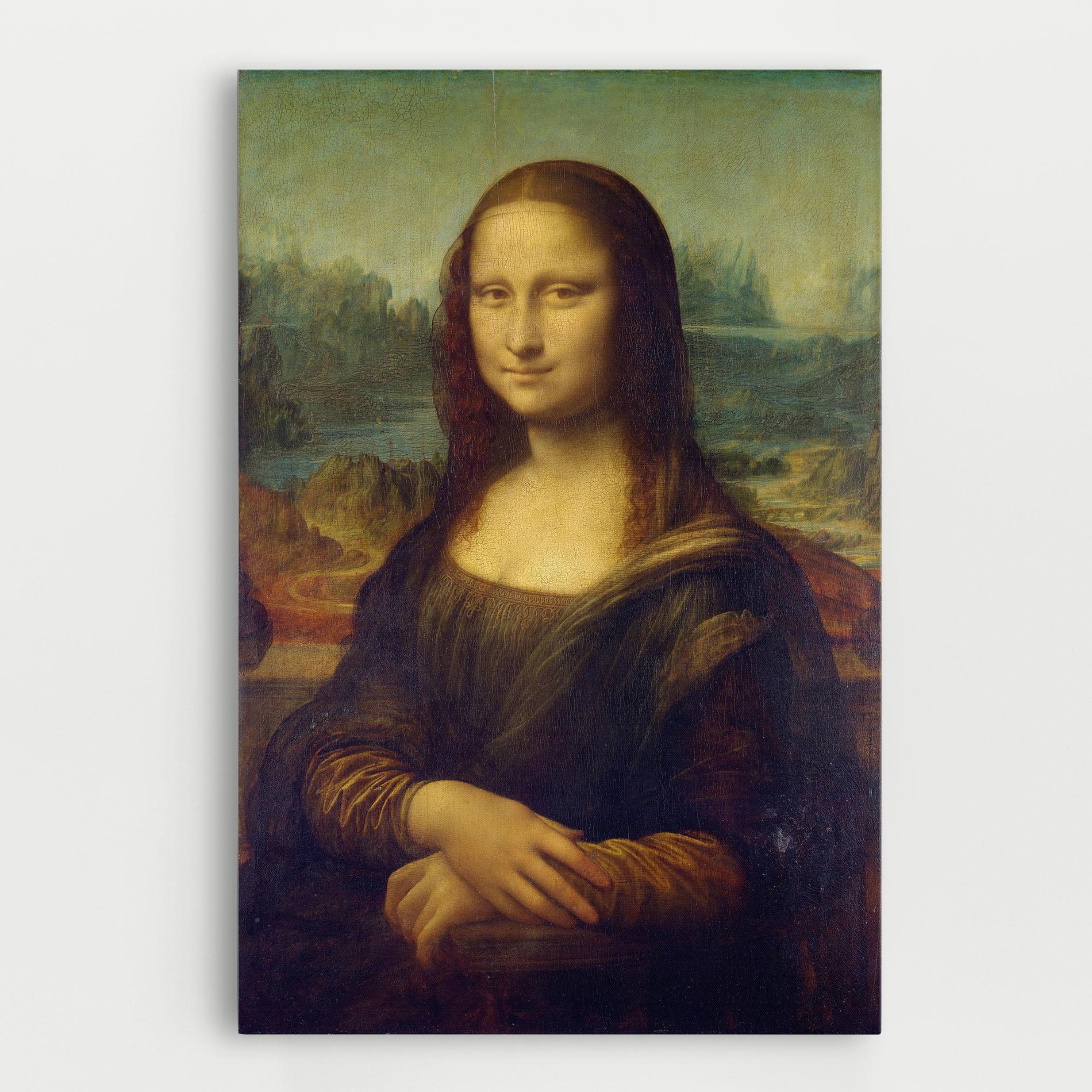 Leinwandbild Gioconda By Leonardo Da Vinci mockup 0