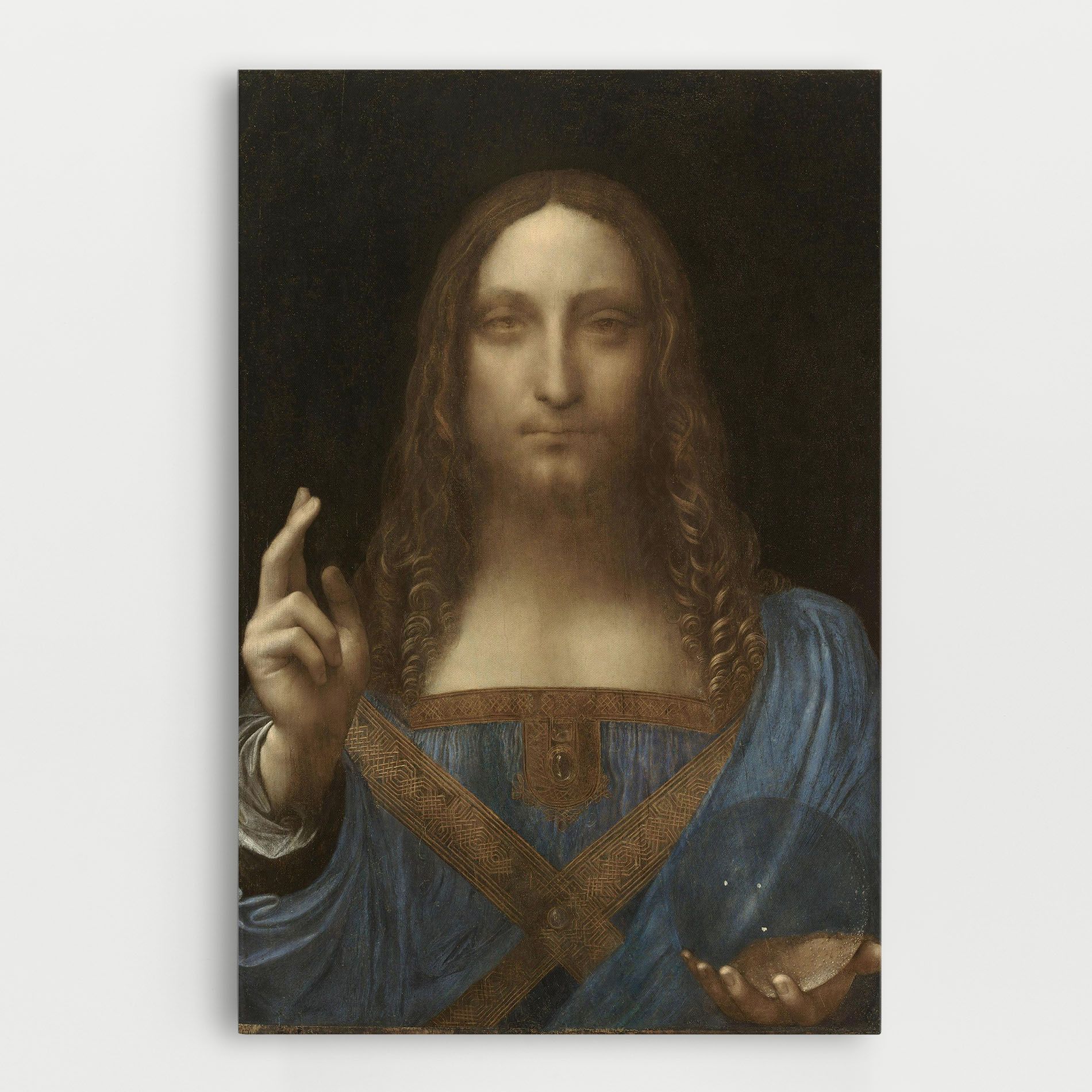 Leonardo Da Vinci Salvator Mundi mockup 0