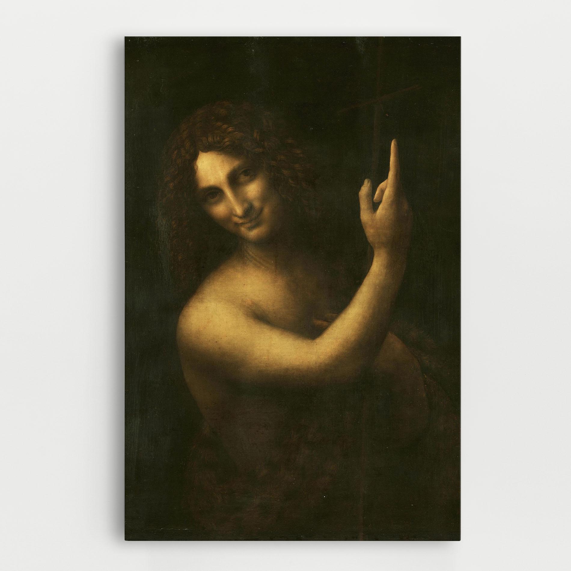 Leinwandbild Seonardo Da Vinci Saint John The Baptist mockup 0