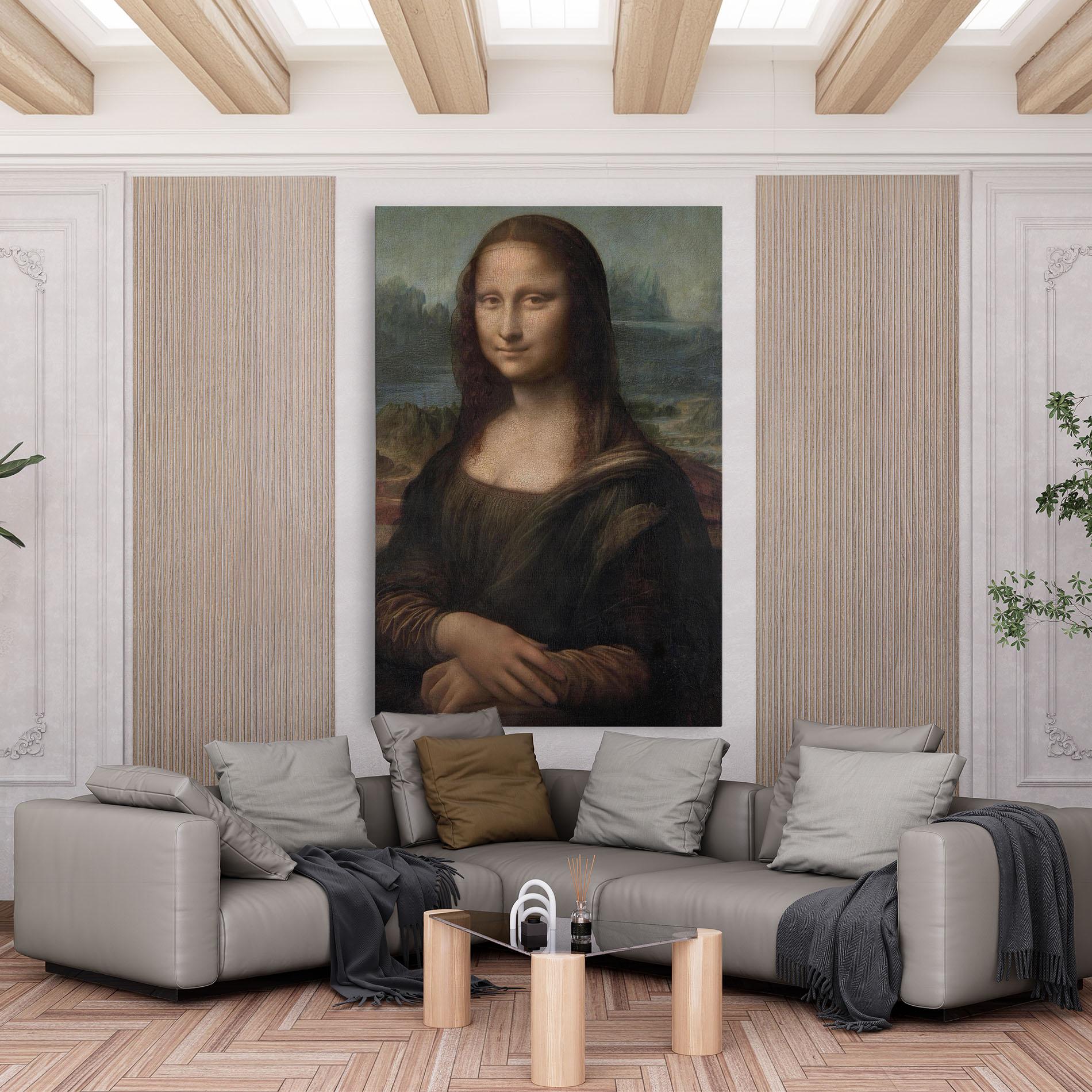 Leinwandbild Mona Lisa By Leonardo Da Vinci mockup 6