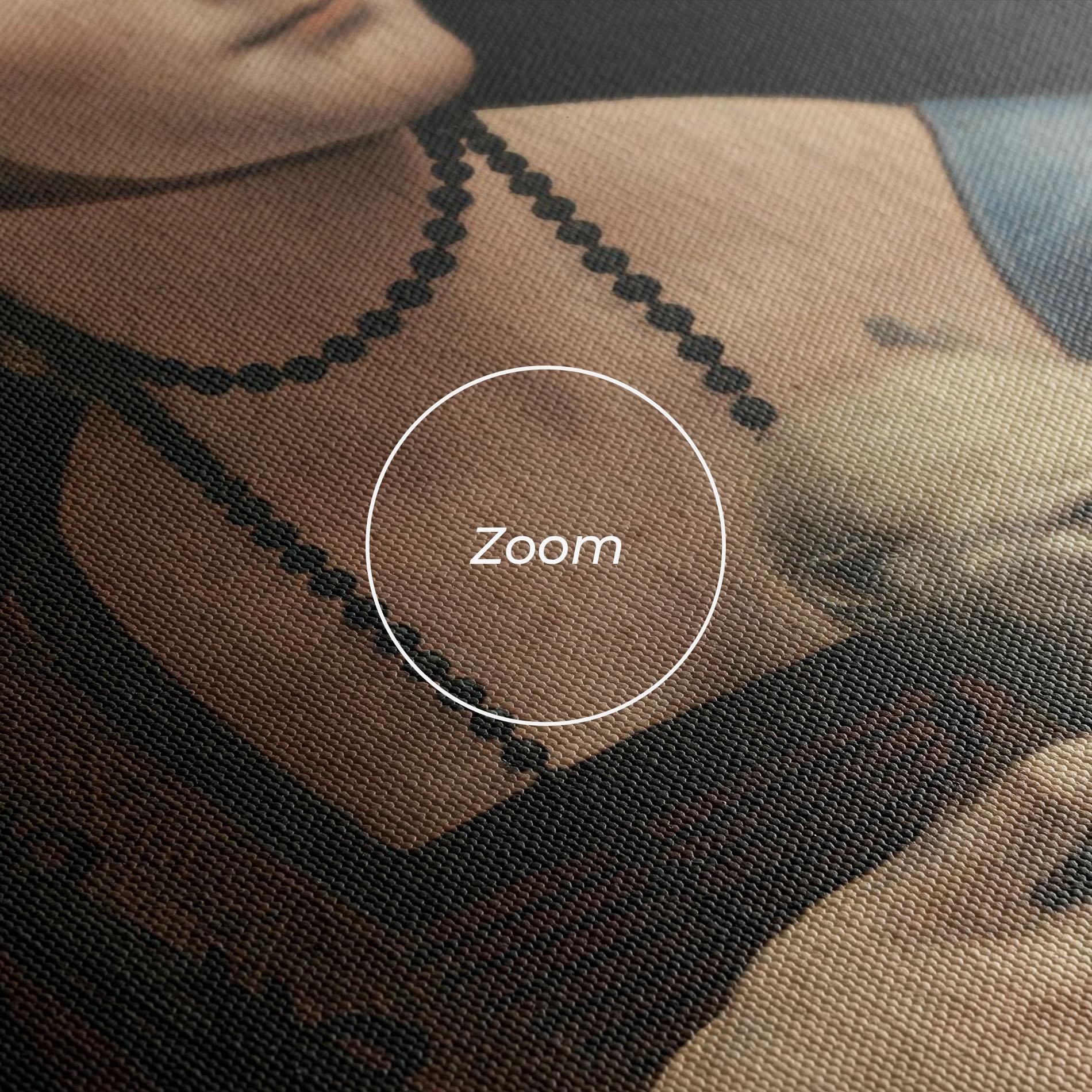 Leinwandbild Lady With An Ermine Leonardo Da Vinci mockup 3