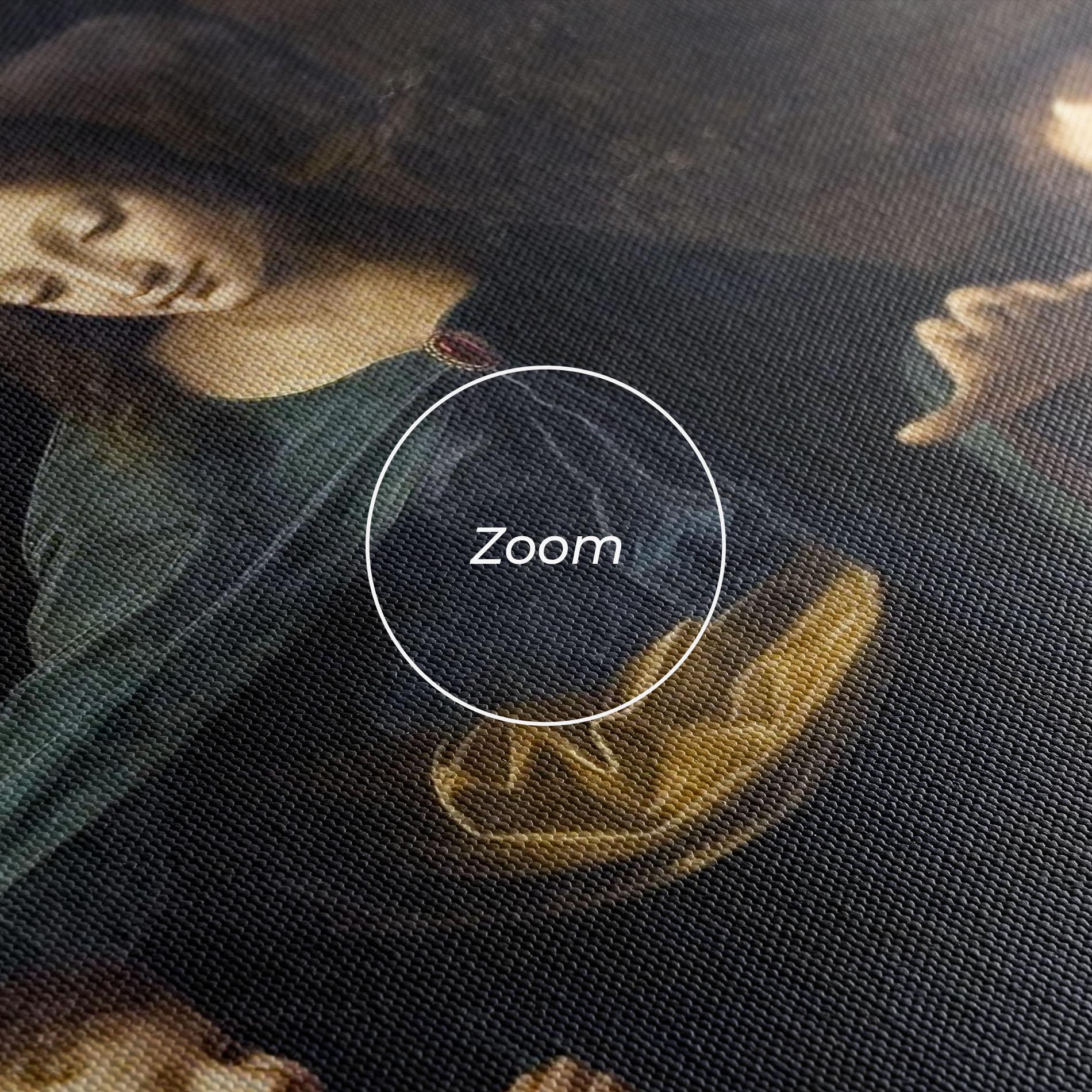 Leinwandbild The Virgin Of The Rocks Leonardo Da Vinci mockup 3