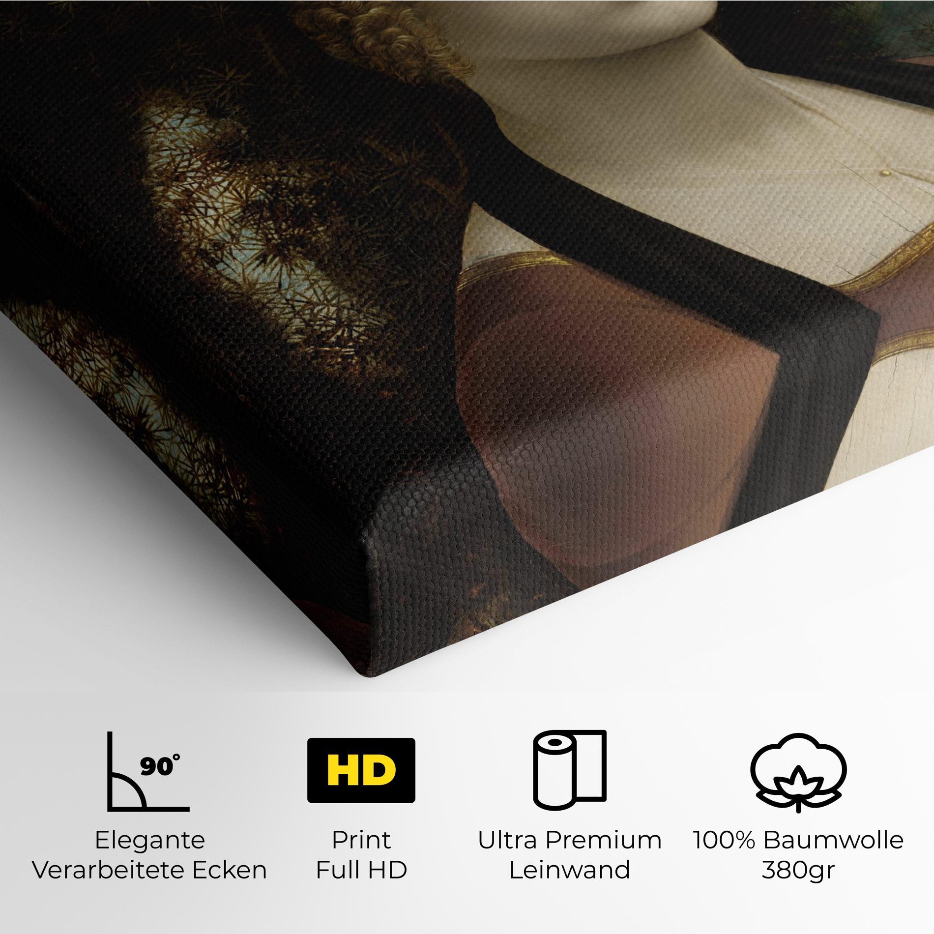 Leinwandbild Leonardo Da Vinci Ginevra De Benci mockup 4