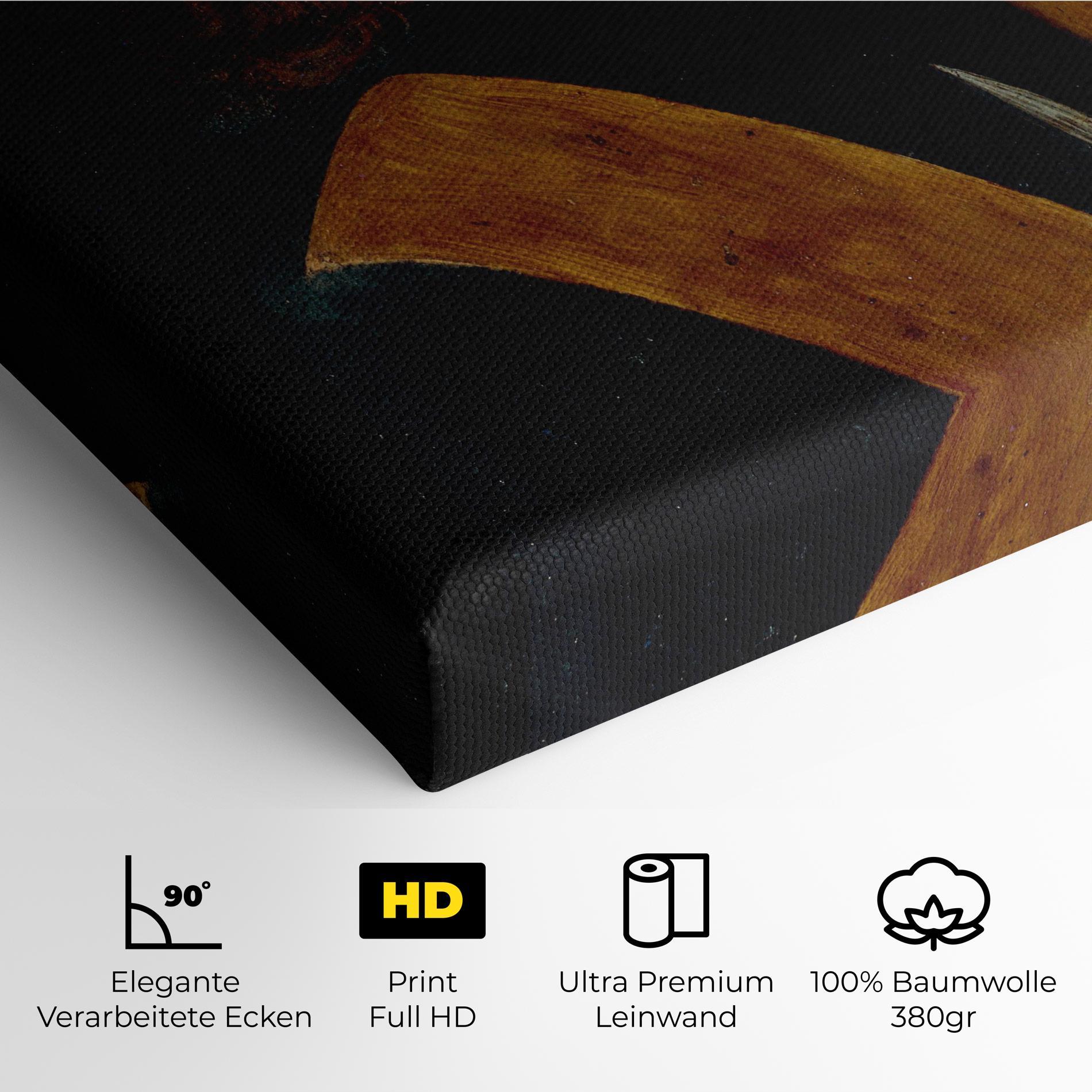 Leinwandbild Leonardo Da Vinci Portrait Of A Musician Pinacoteca Ambrosiana mockup 4