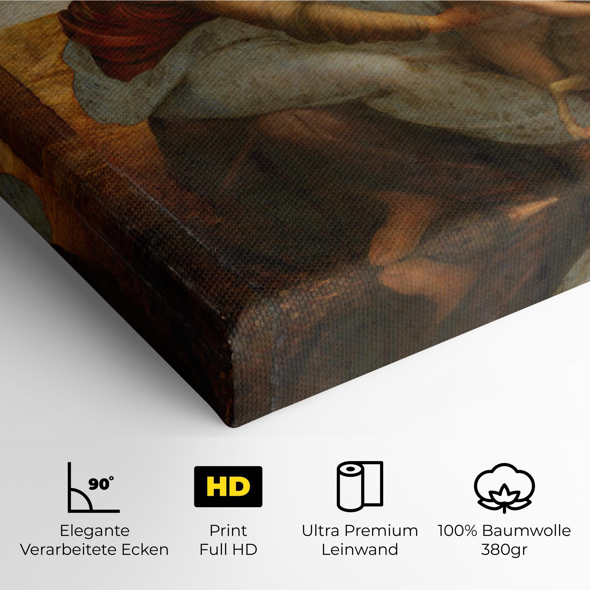 Leinwandbild Leonardo Da Vinci Virgin And Child With St Anne mockup 4