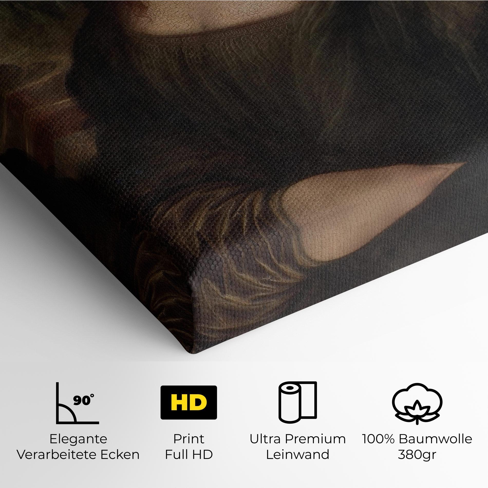 Leinwandbild Mona Lisa By Leonardo Da Vinci mockup 4