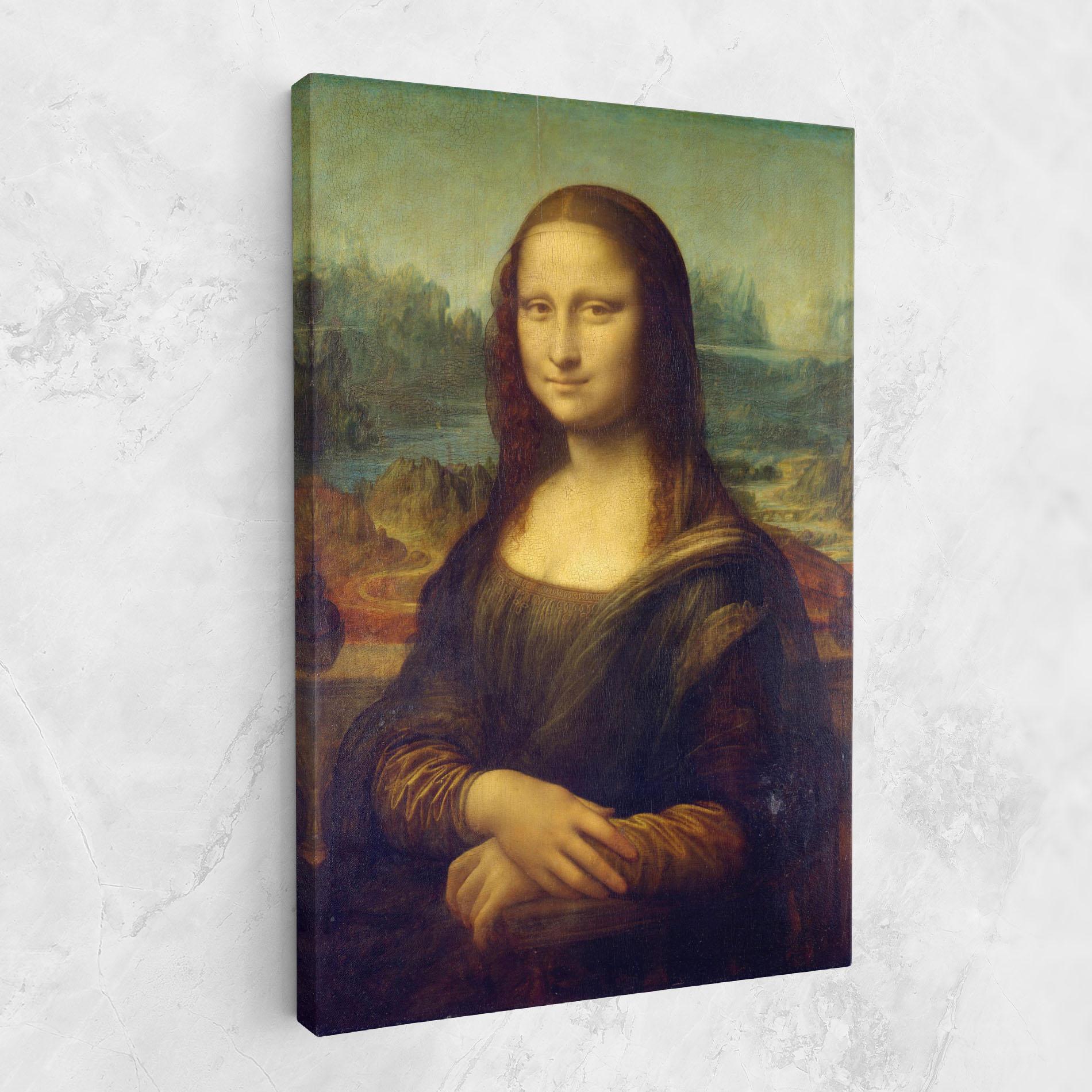 Leinwandbild Gioconda By Leonardo Da Vinci mockup 1