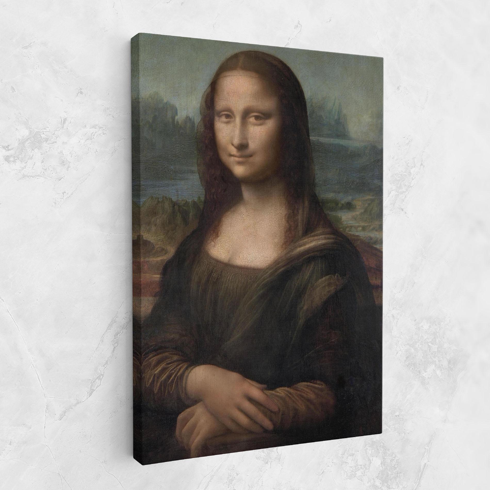 Leinwandbild Mona Lisa By Leonardo Da Vinci mockup 1