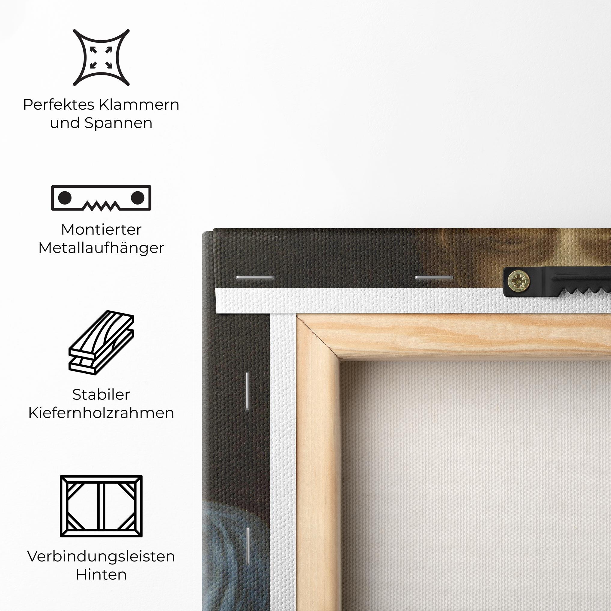 Leinwandbild Leonardo Da Vinci Salvator Mundi mockup 5