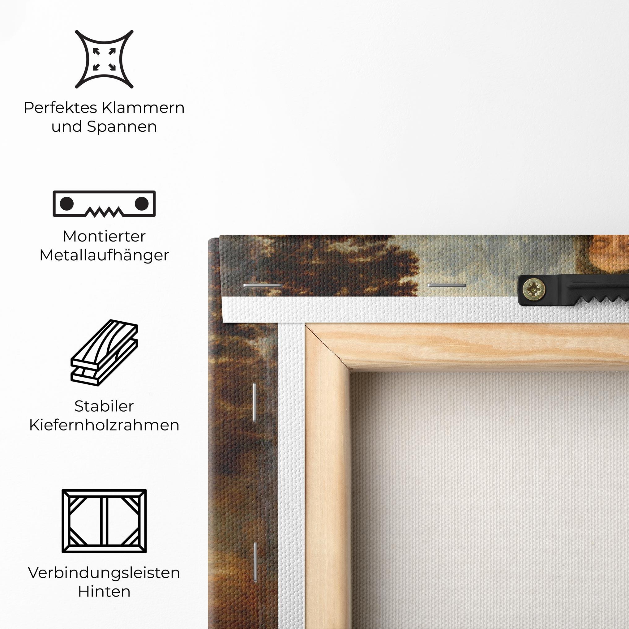 Leinwandbild Leonardo Da Vinci Virgin And Child With St Anne mockup 5