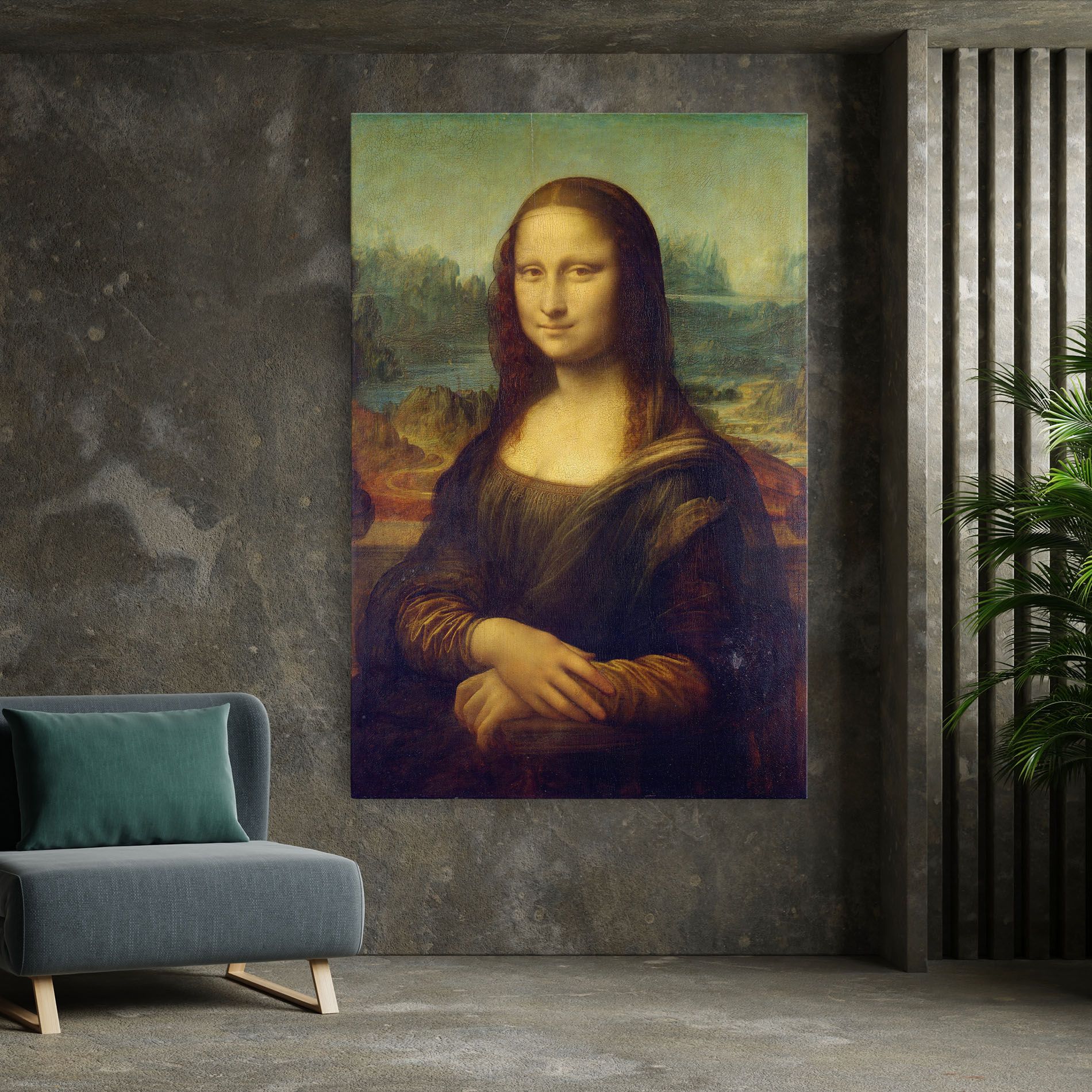 Gioconda By Leonardo Da Vinci mockup 7