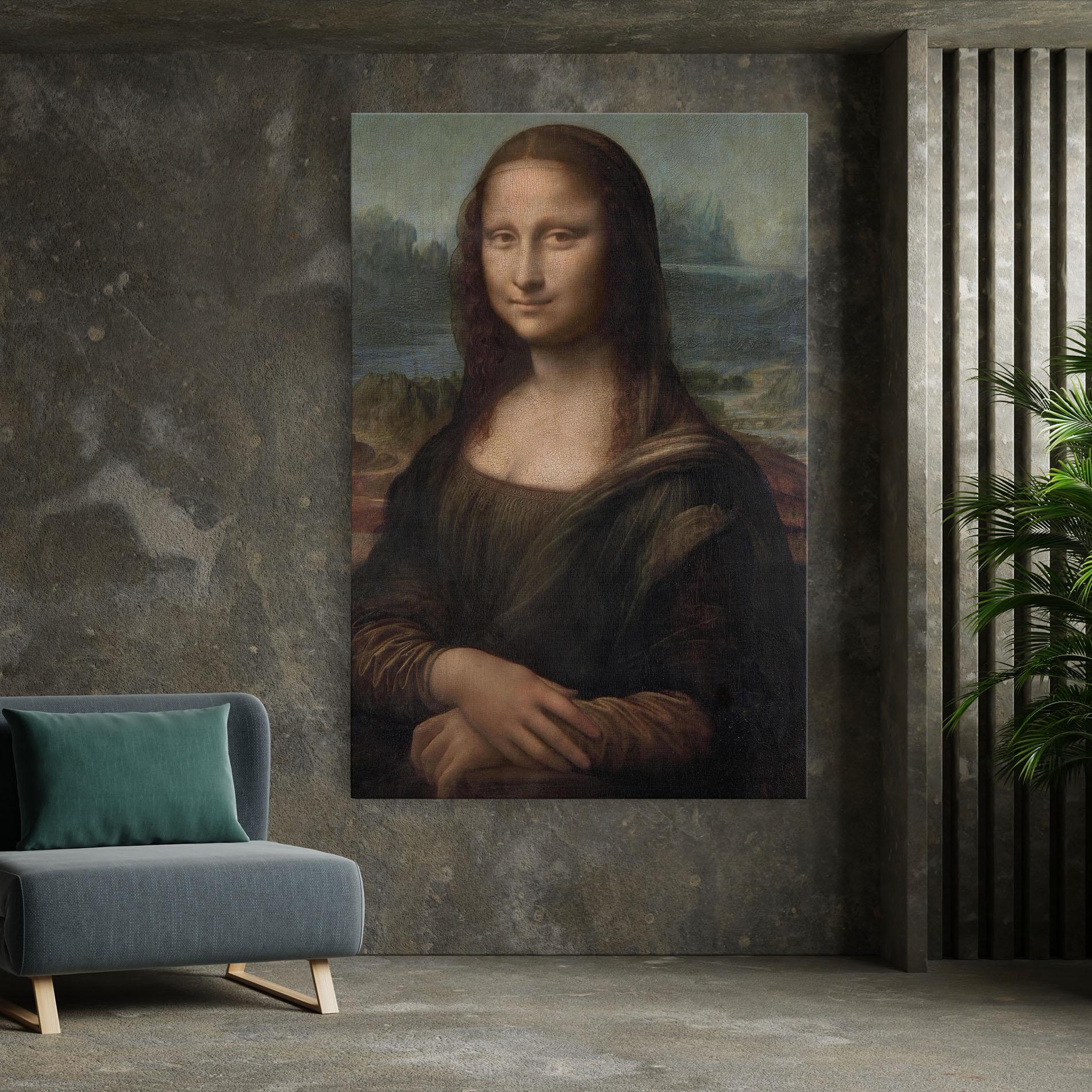 Leinwandbild Mona Lisa By Leonardo Da Vinci mockup 7