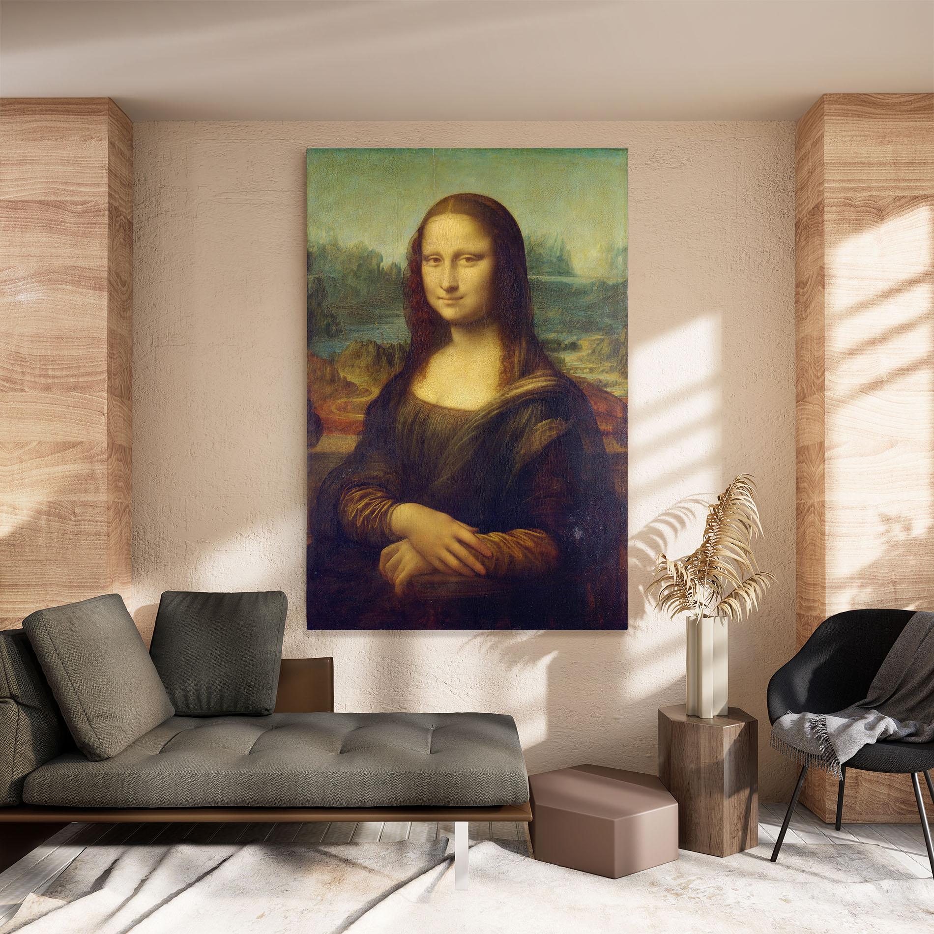 Leinwandbild Gioconda By Leonardo Da Vinci mockup 8