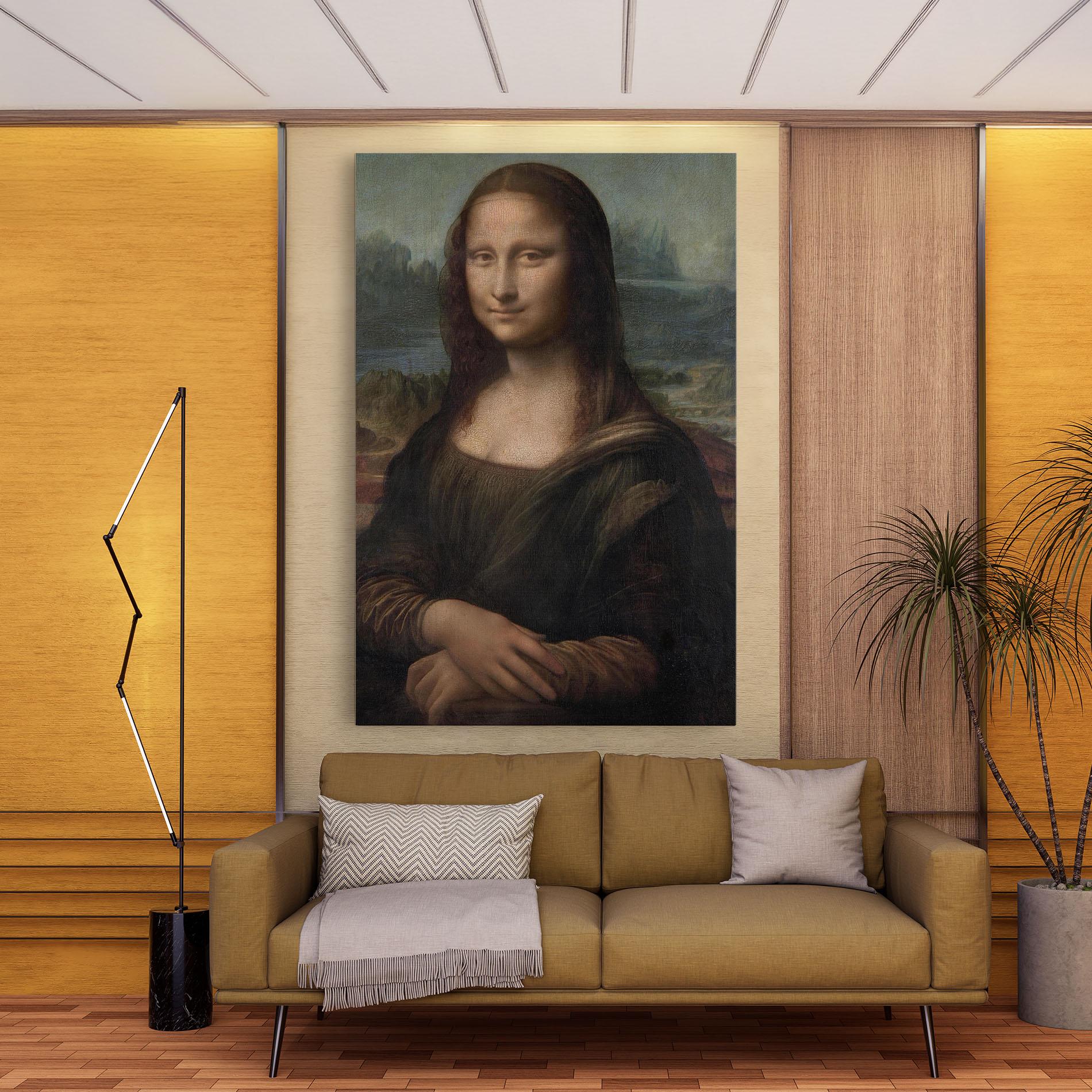 Leinwandbild Mona Lisa By Leonardo Da Vinci mockup 9