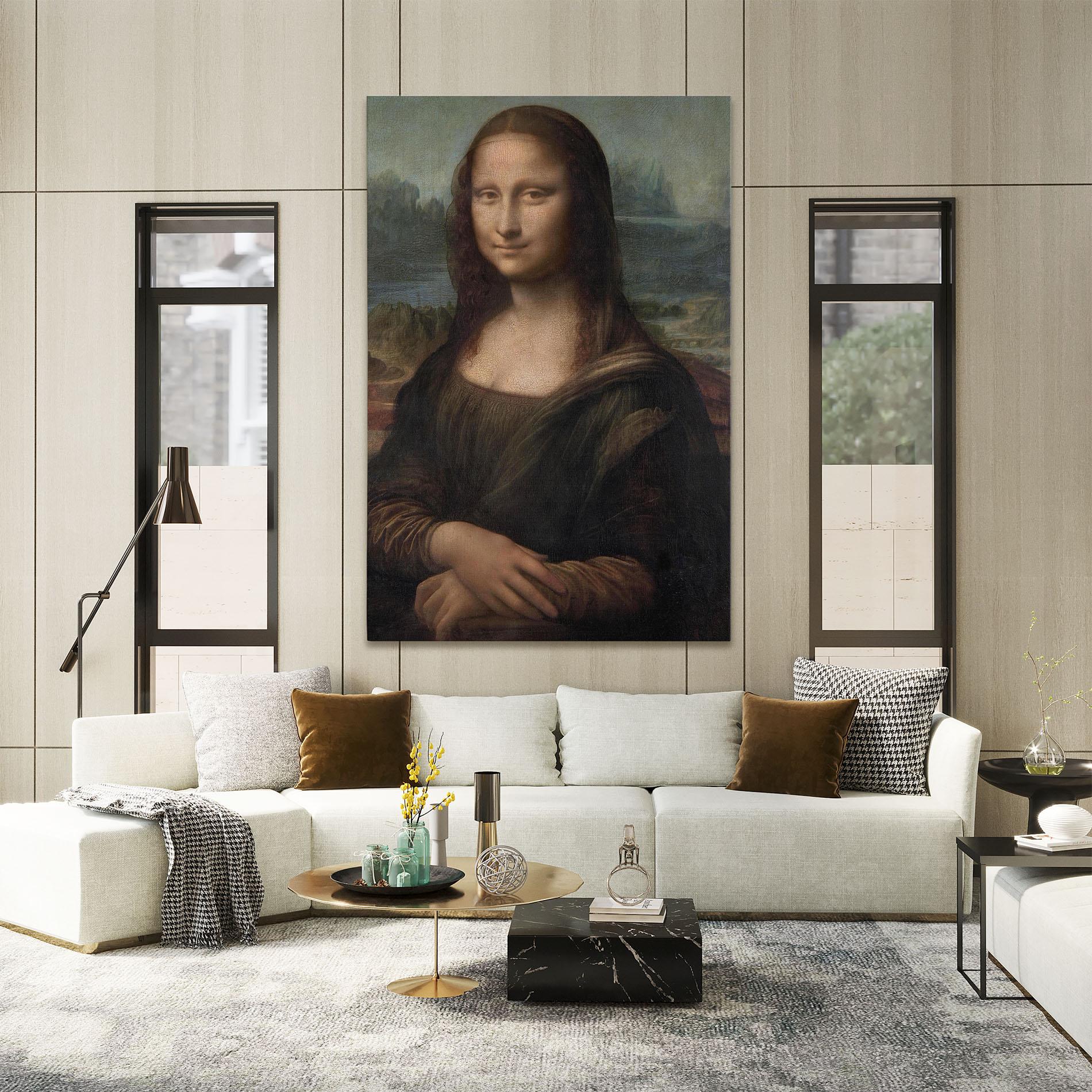 Leinwandbild Mona Lisa By Leonardo Da Vinci mockup 2