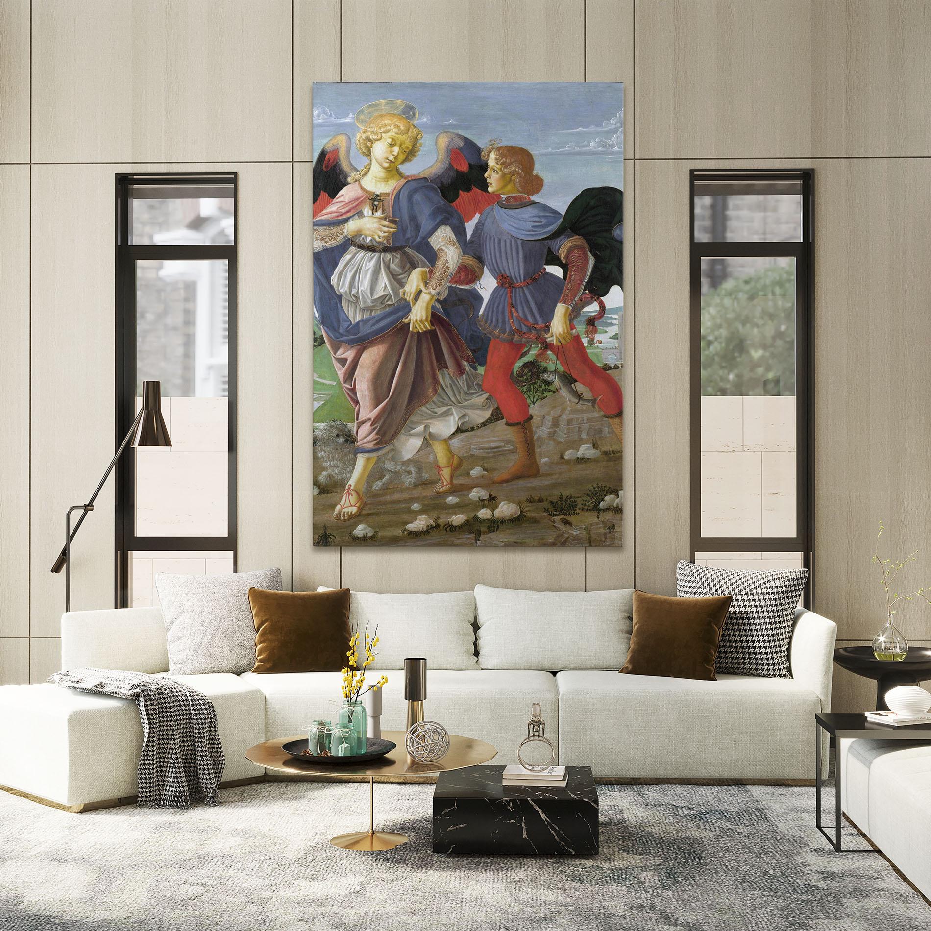 Leinwandbild Tobias And The Angel mockup 2