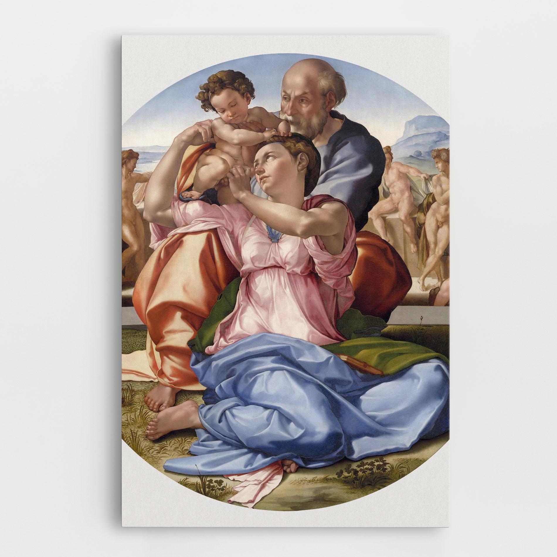 Leinwandbild Doni Tondo mockup 0