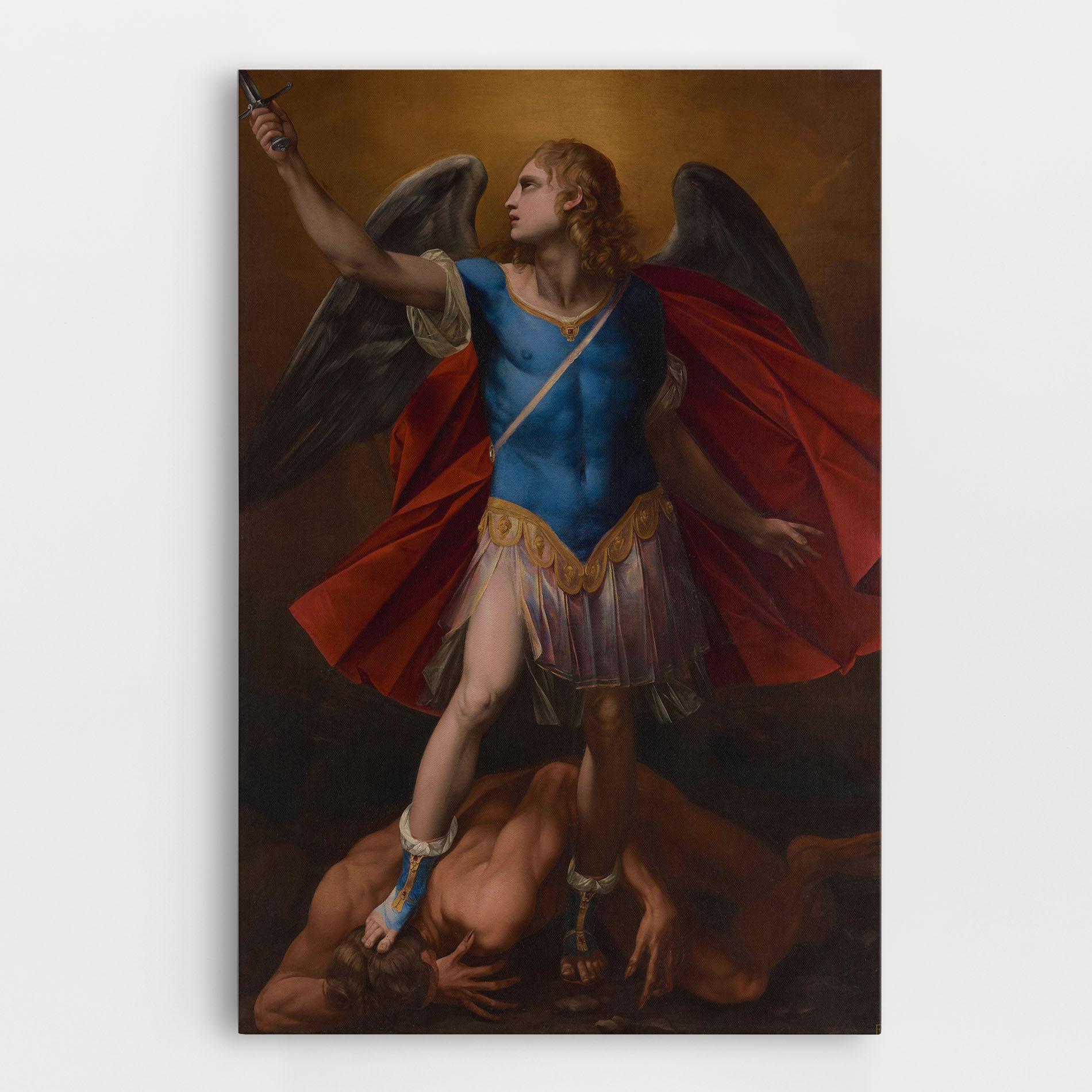 Leinwandbild Sword In Upraised mockup 0