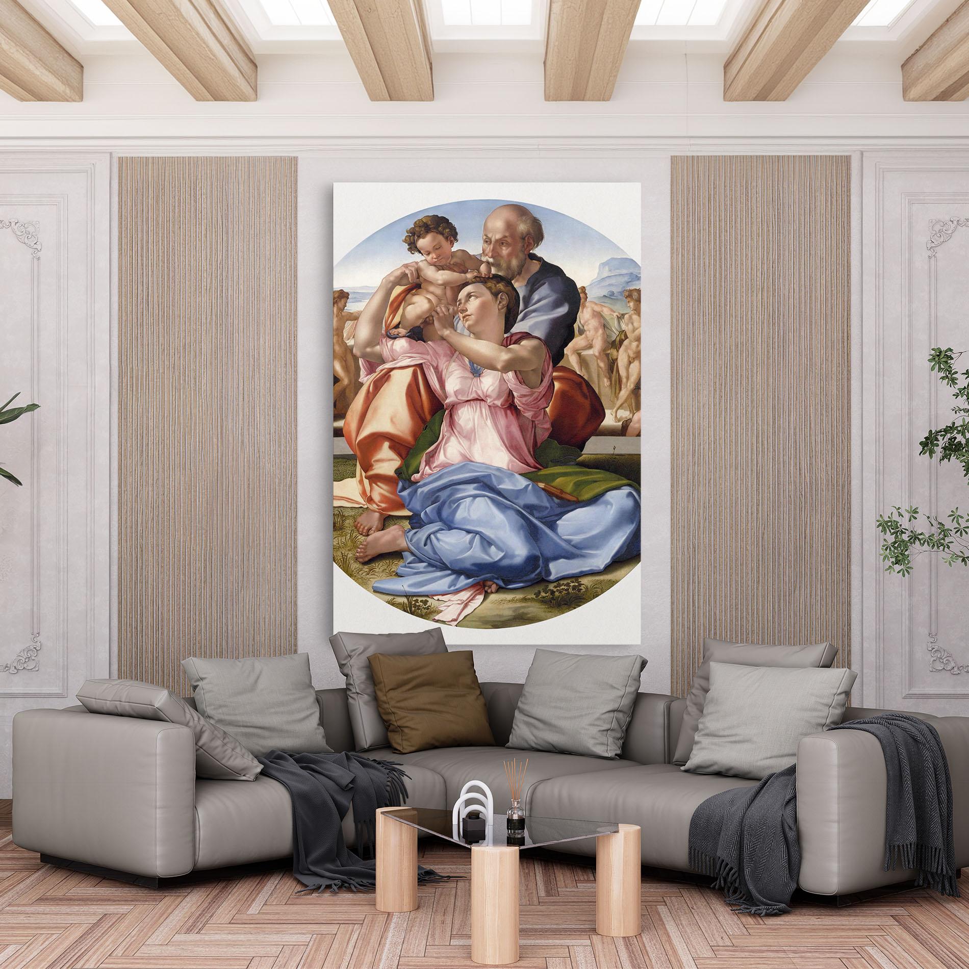 Leinwandbild Doni Tondo mockup 6