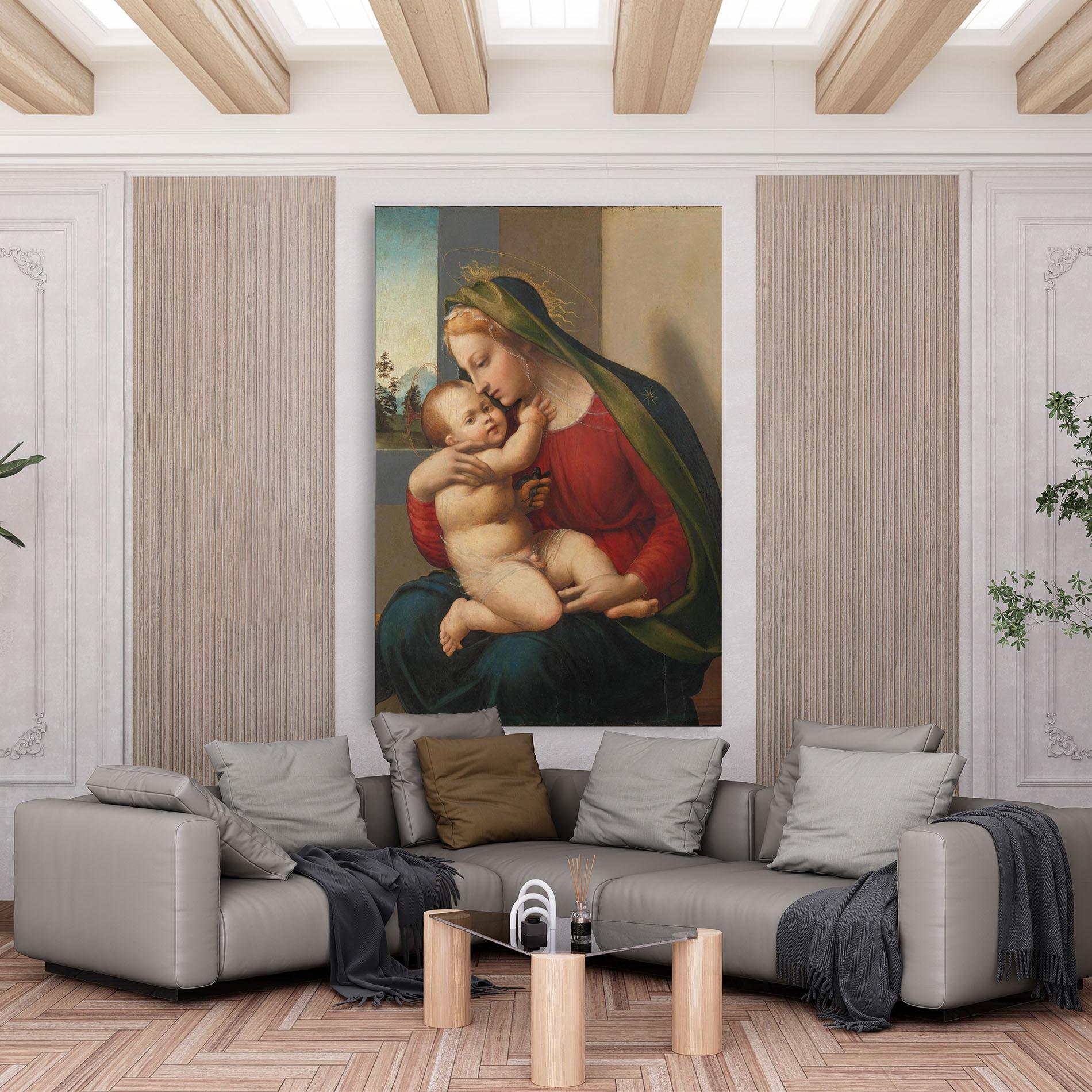 Leinwandbild Madonna And Child mockup 6