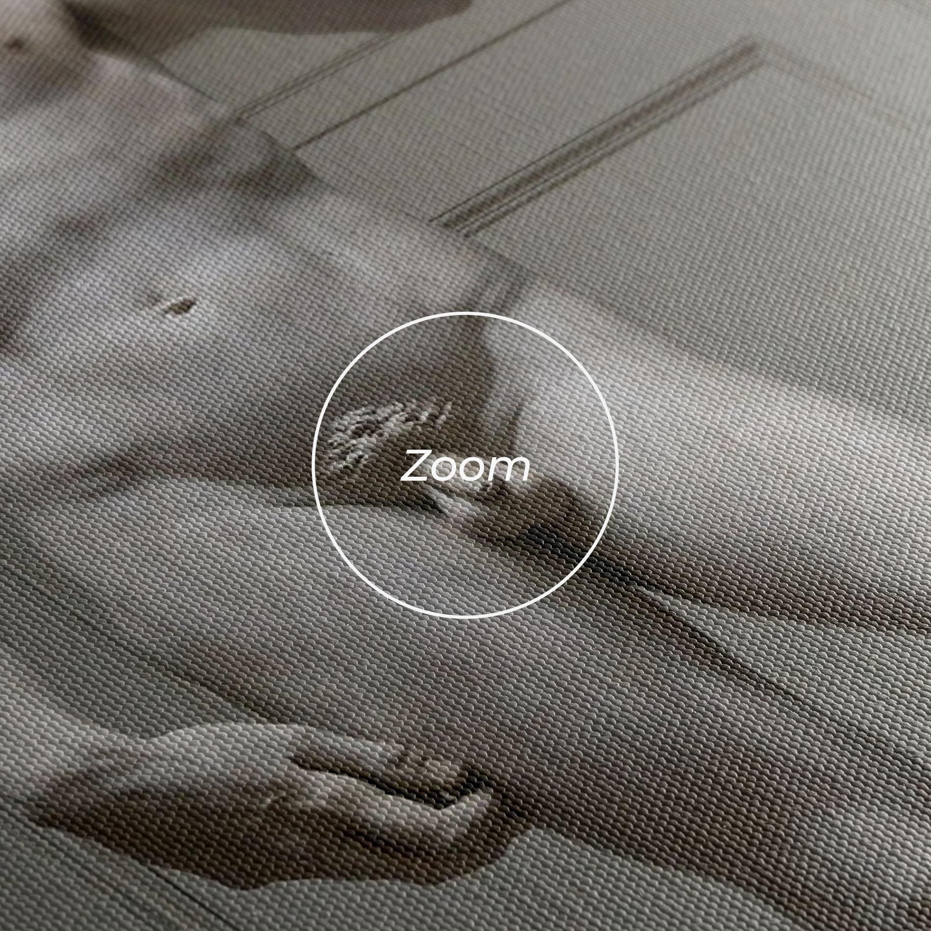 Leinwandbild Michelangelo Statue mockup 3