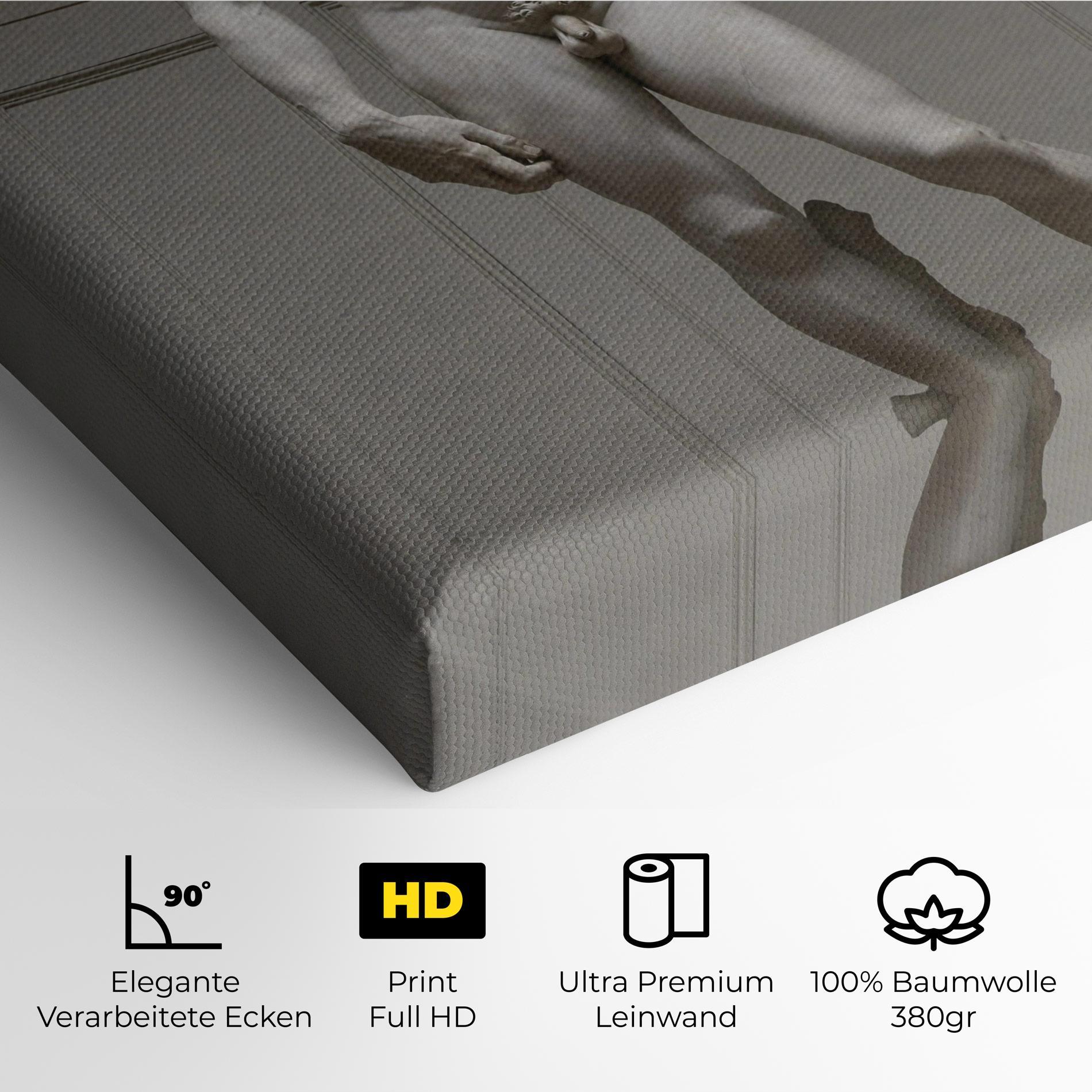 Leinwandbild Michelangelo Statue mockup 4