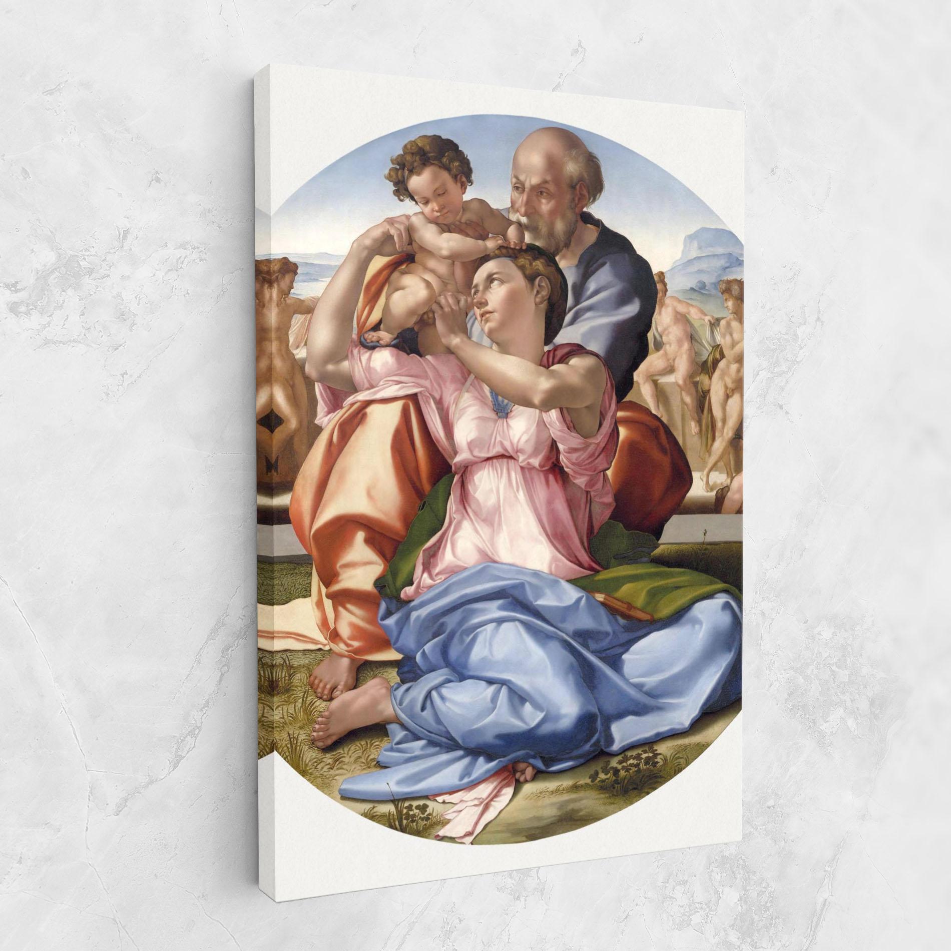 Leinwandbild Doni Tondo mockup 1