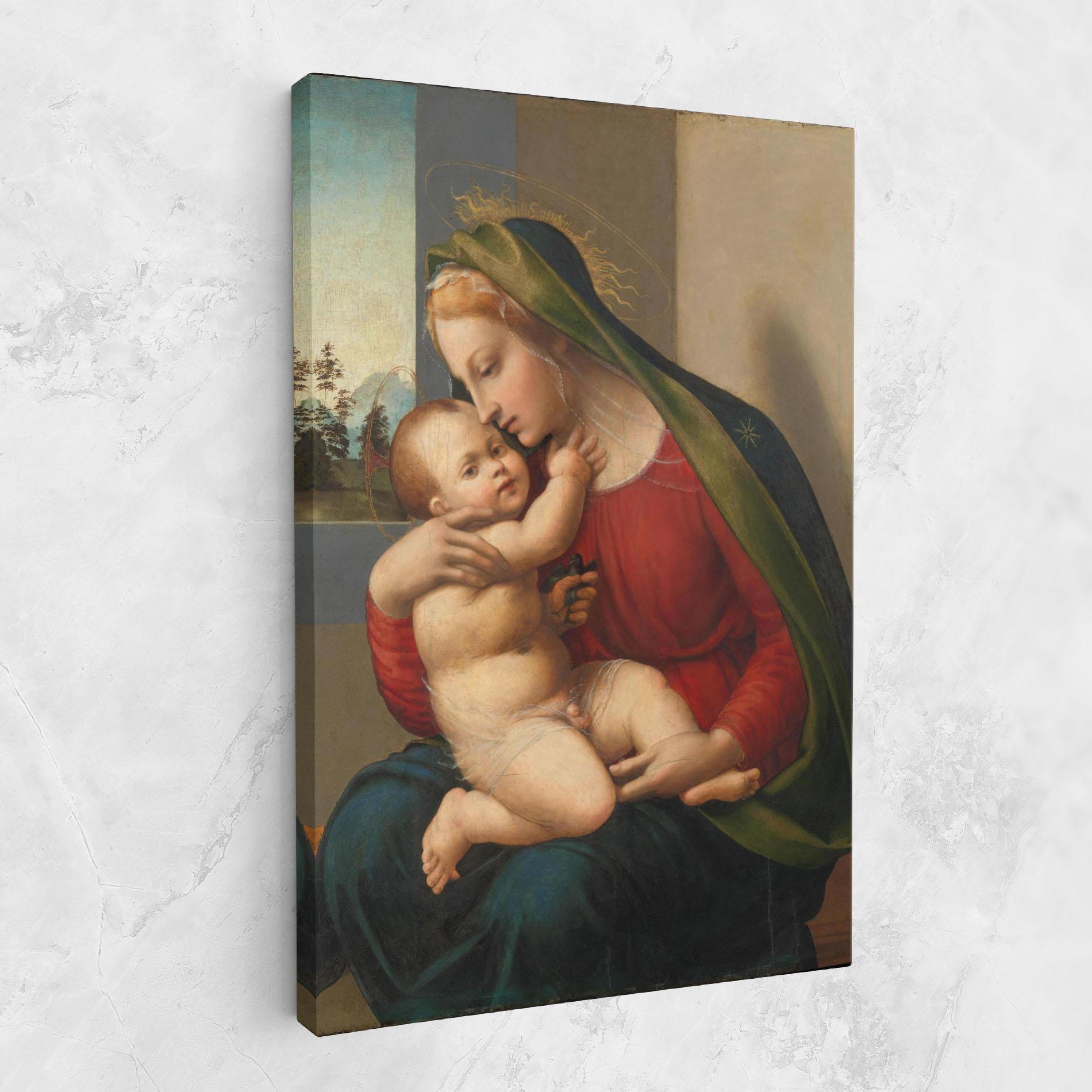 Leinwandbild Madonna And Child mockup 1