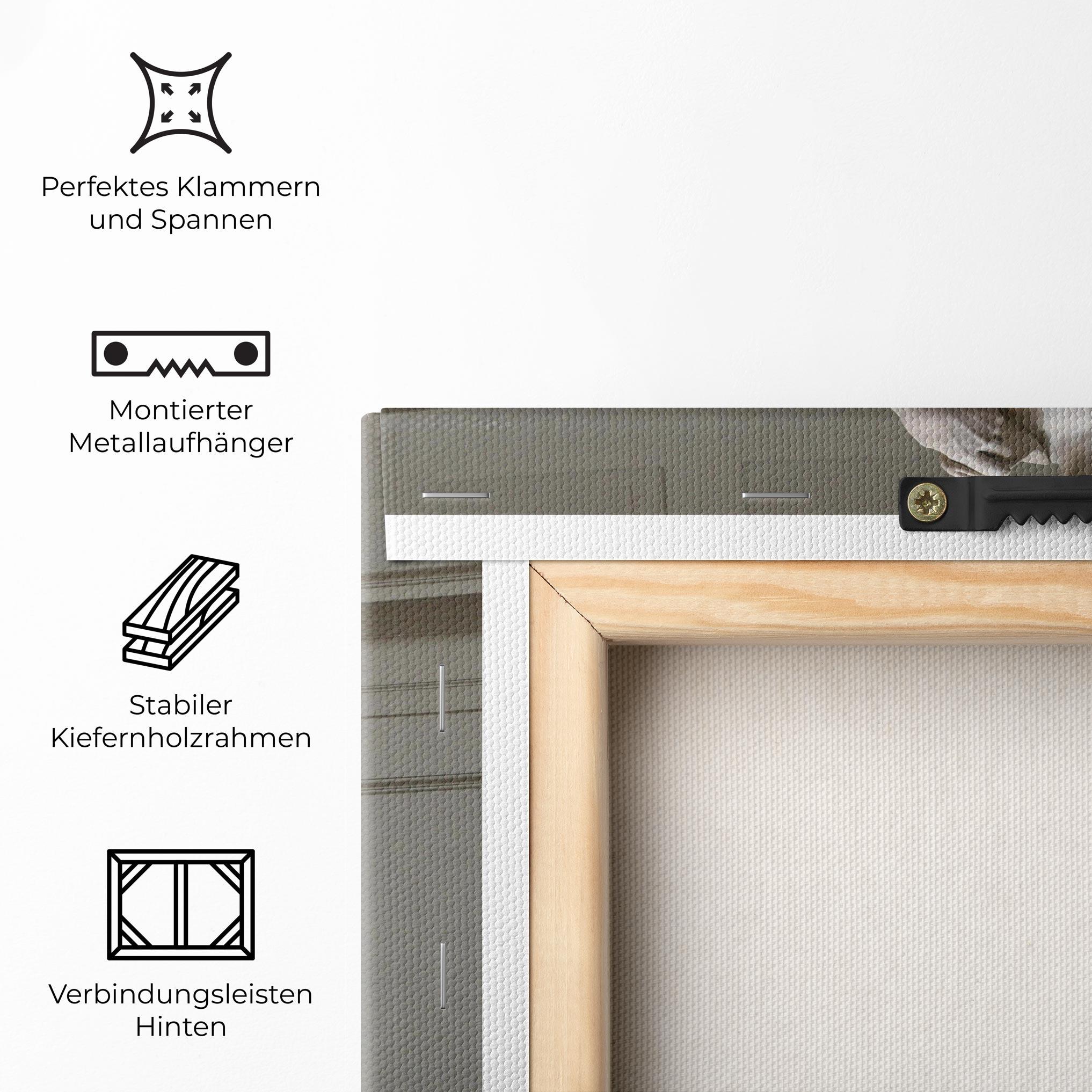 Leinwandbild Michelangelo Statue mockup 5