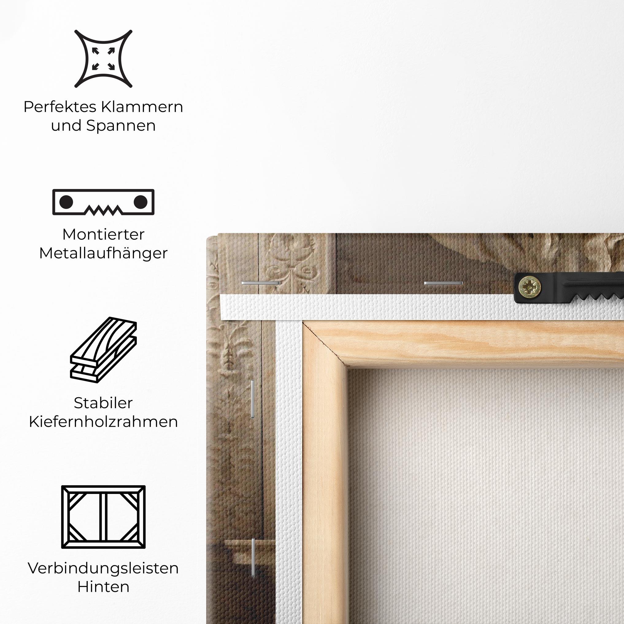 Leinwandbild Statue Moses mockup 5