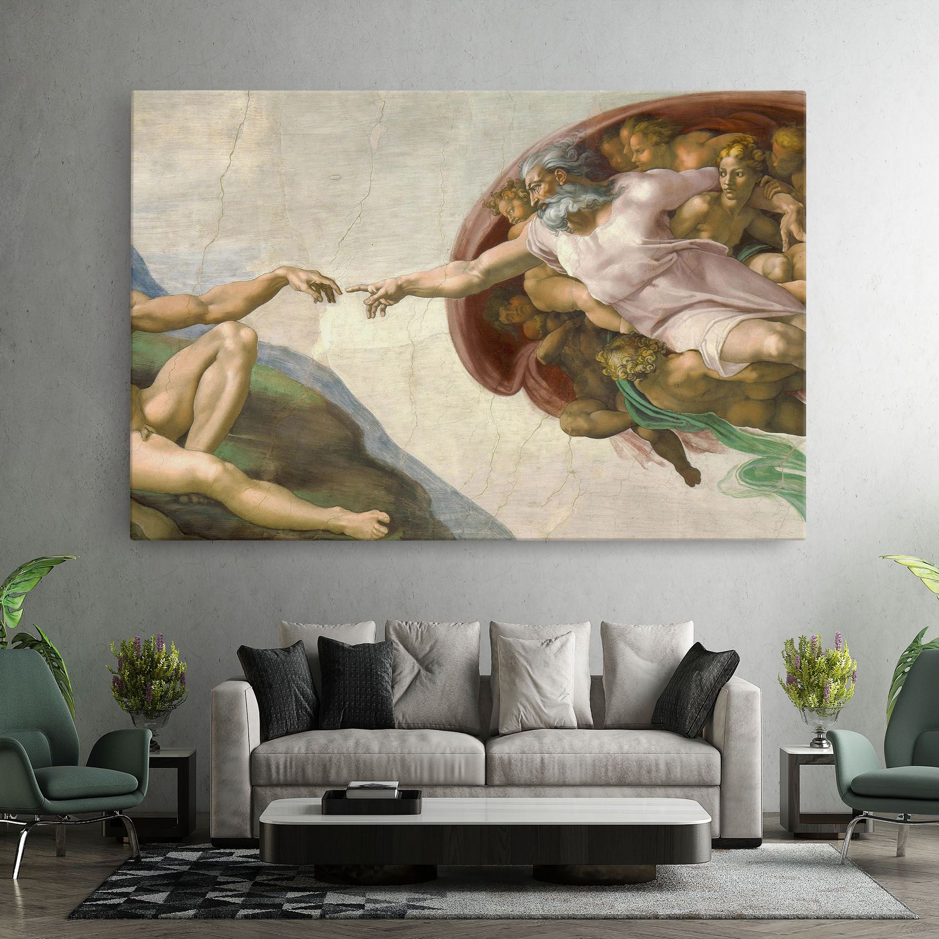 The Creation Of Adam mockup 7