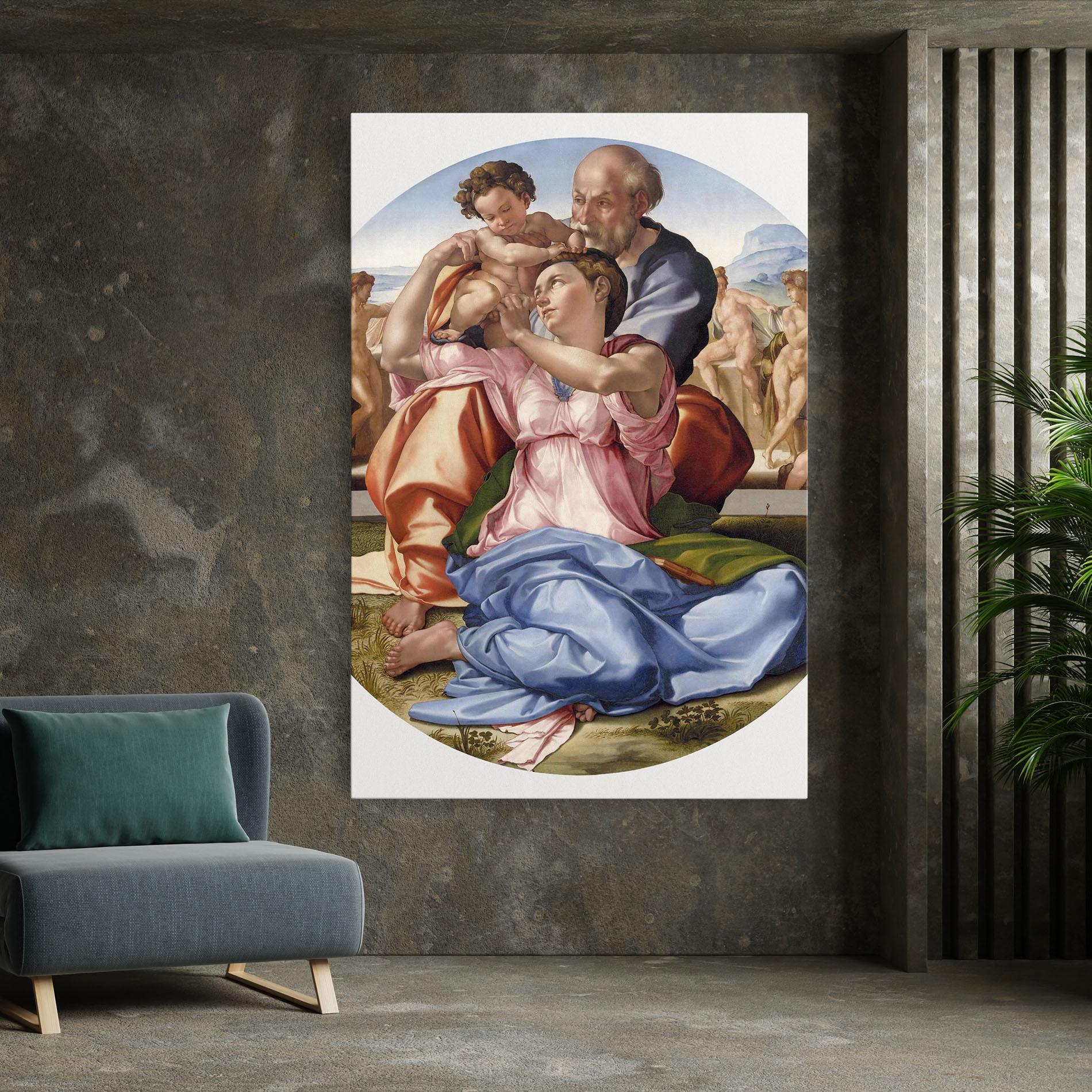 Leinwandbild Doni Tondo mockup 7