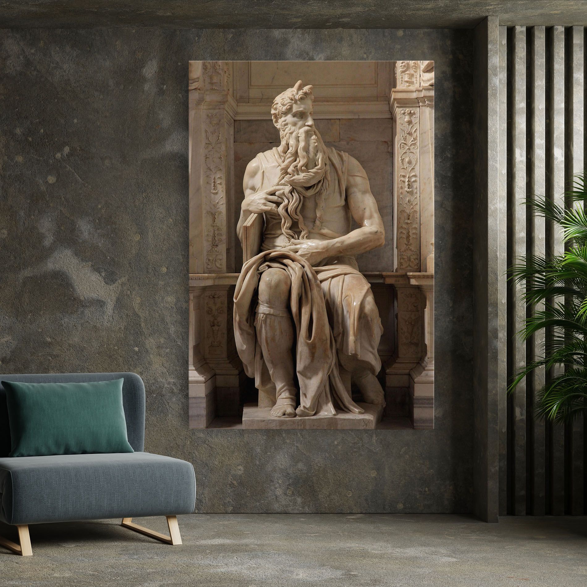 Statue Moses mockup 7