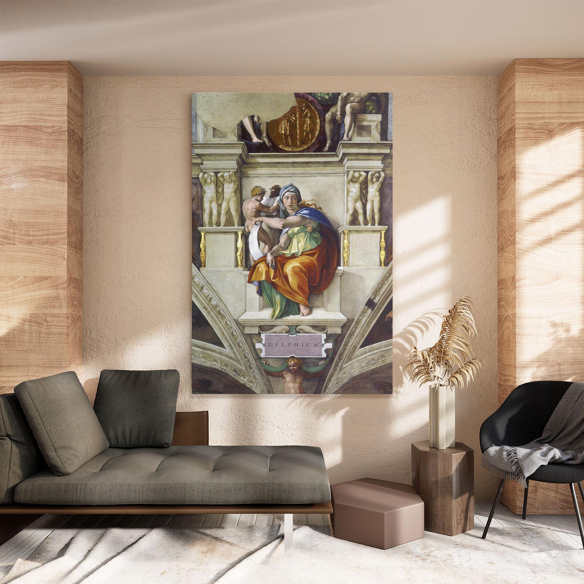 Leinwandbild Delphic Sibyl mockup 8