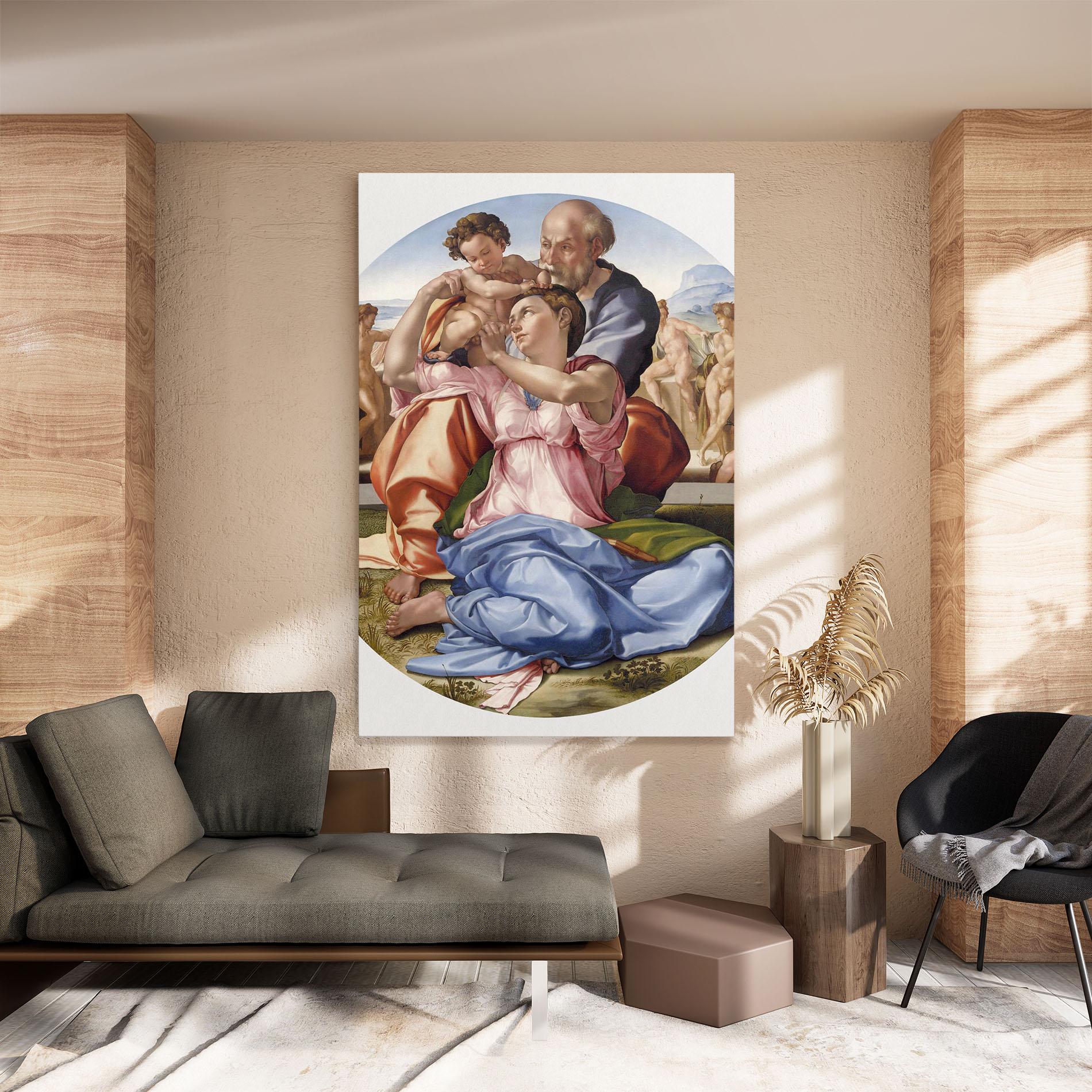 Leinwandbild Doni Tondo mockup 8