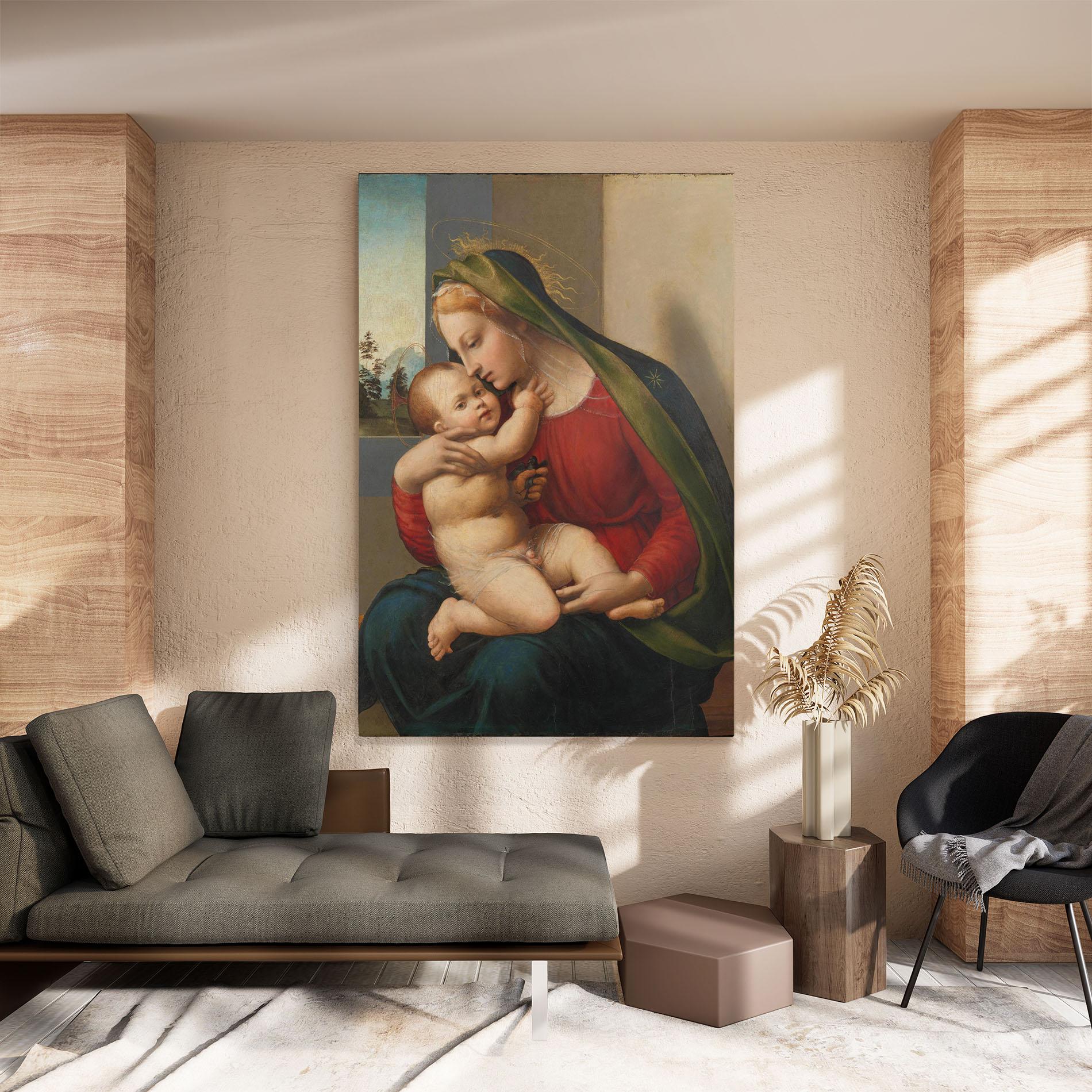 Leinwandbild Madonna And Child mockup 8