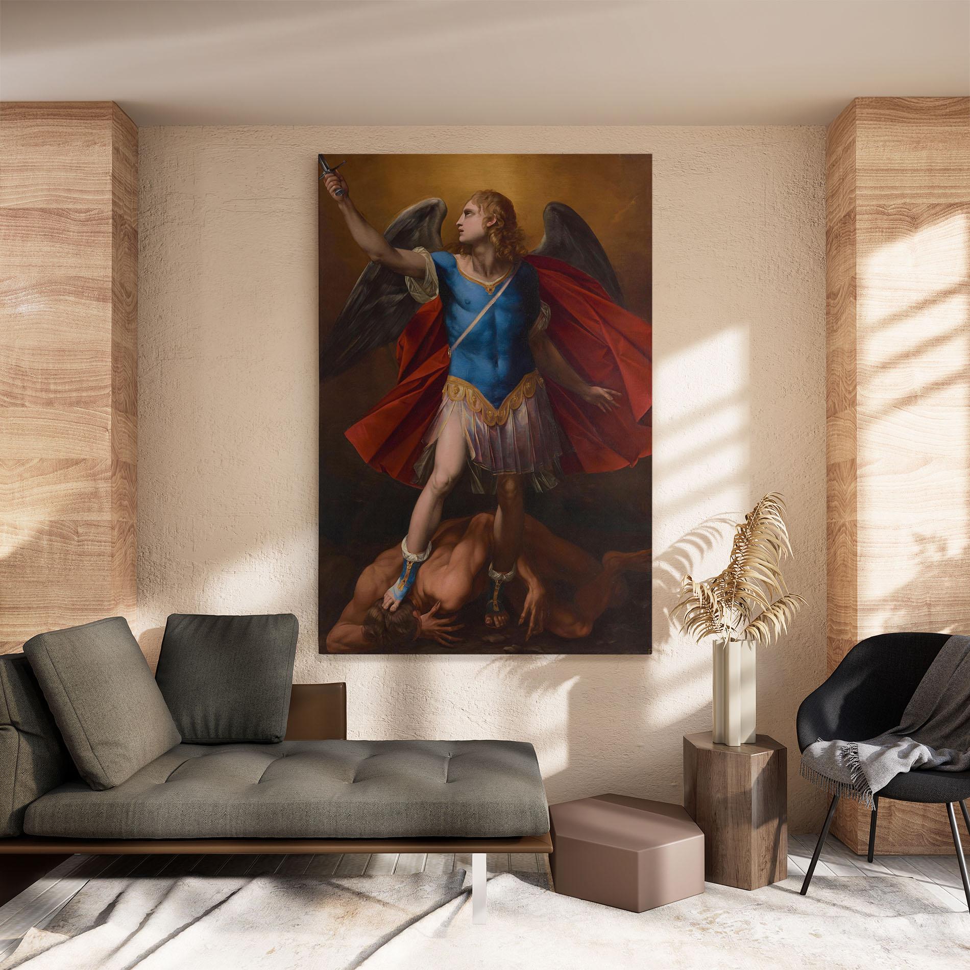 Leinwandbild Sword In Upraised mockup 8