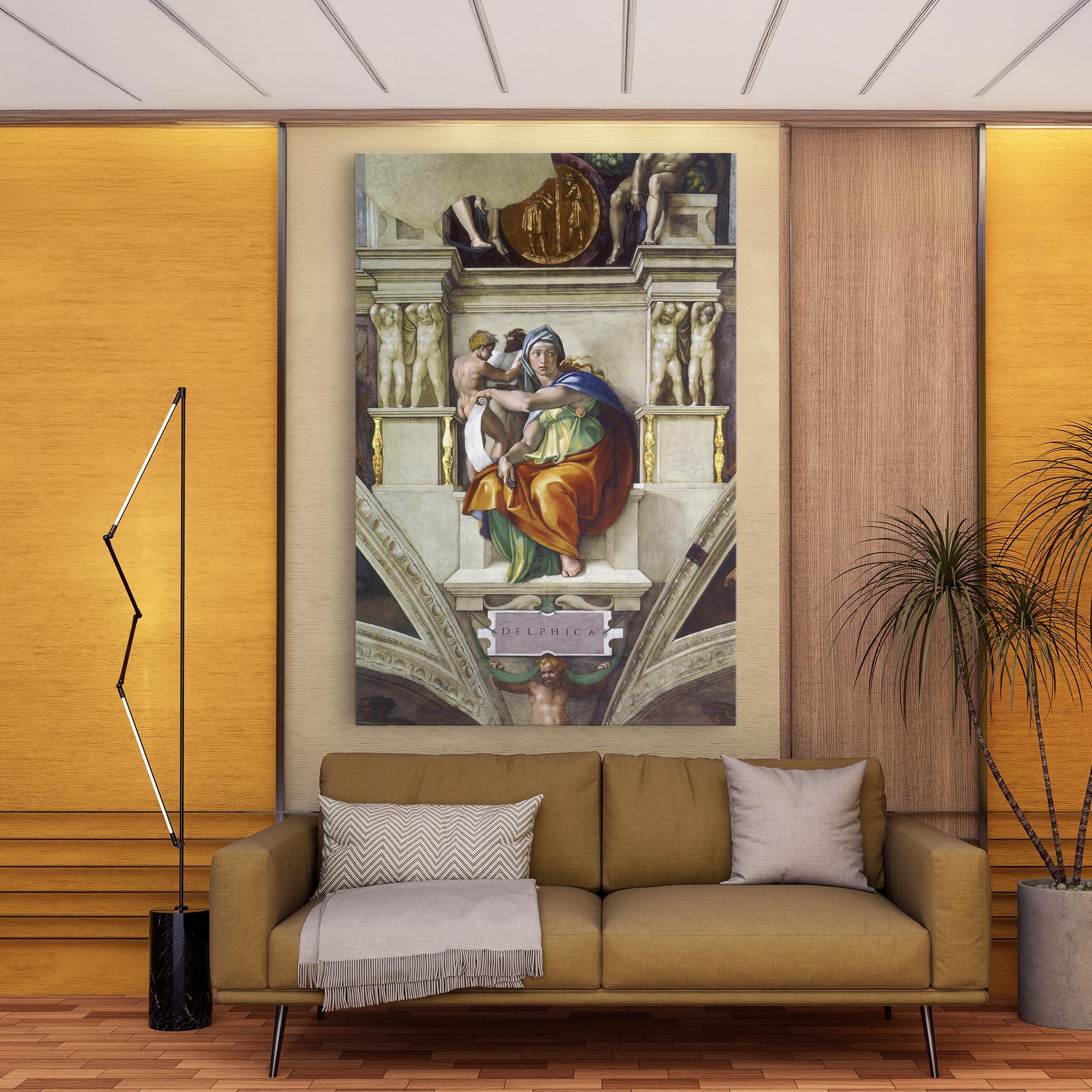 Leinwandbild Delphic Sibyl mockup 9