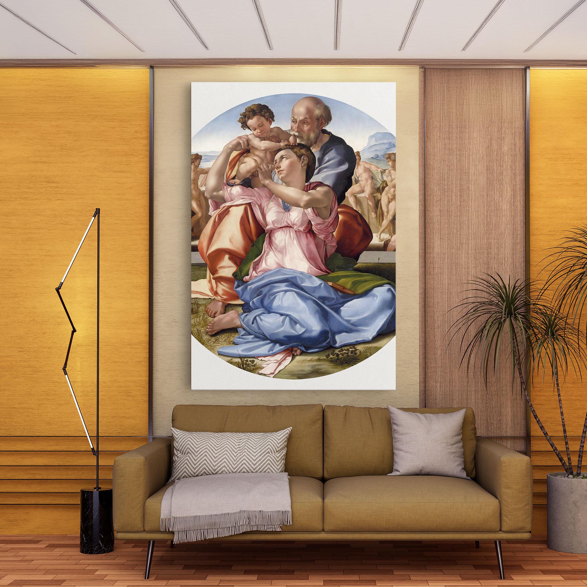 Leinwandbild Doni Tondo mockup 9